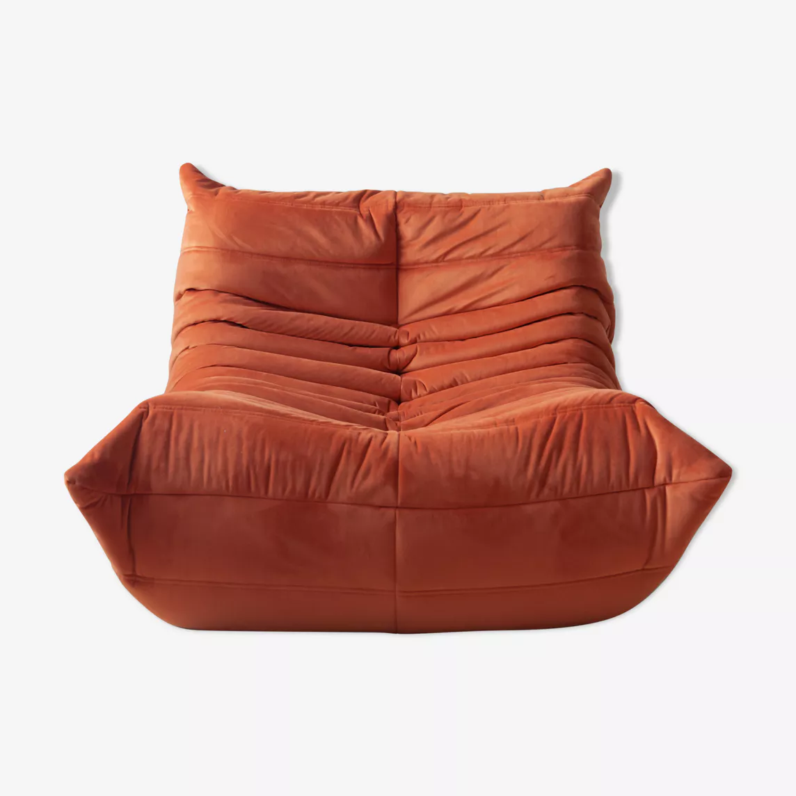 Togo Sessel Samt Orange