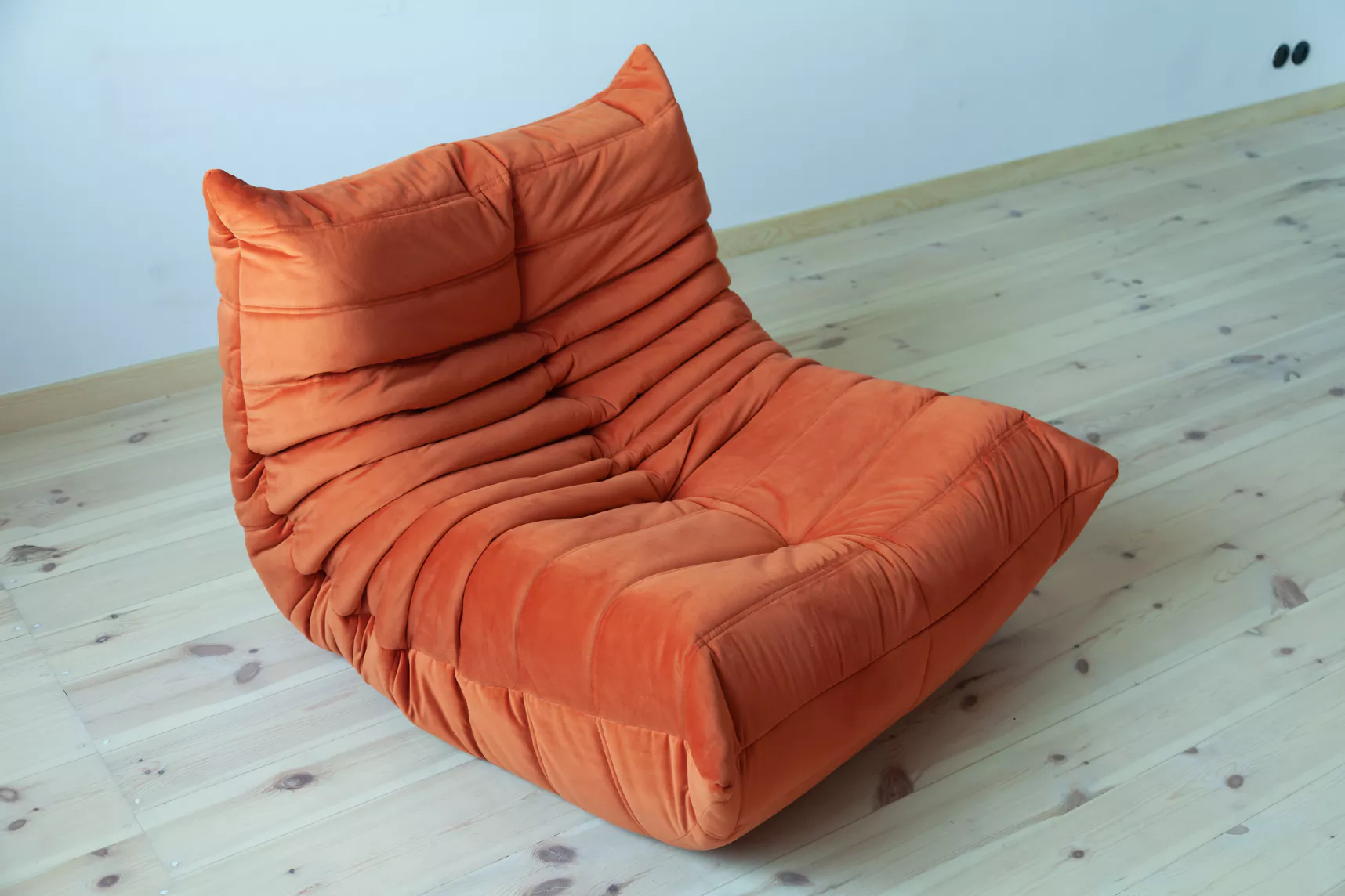 Togo Sessel Samt Orange