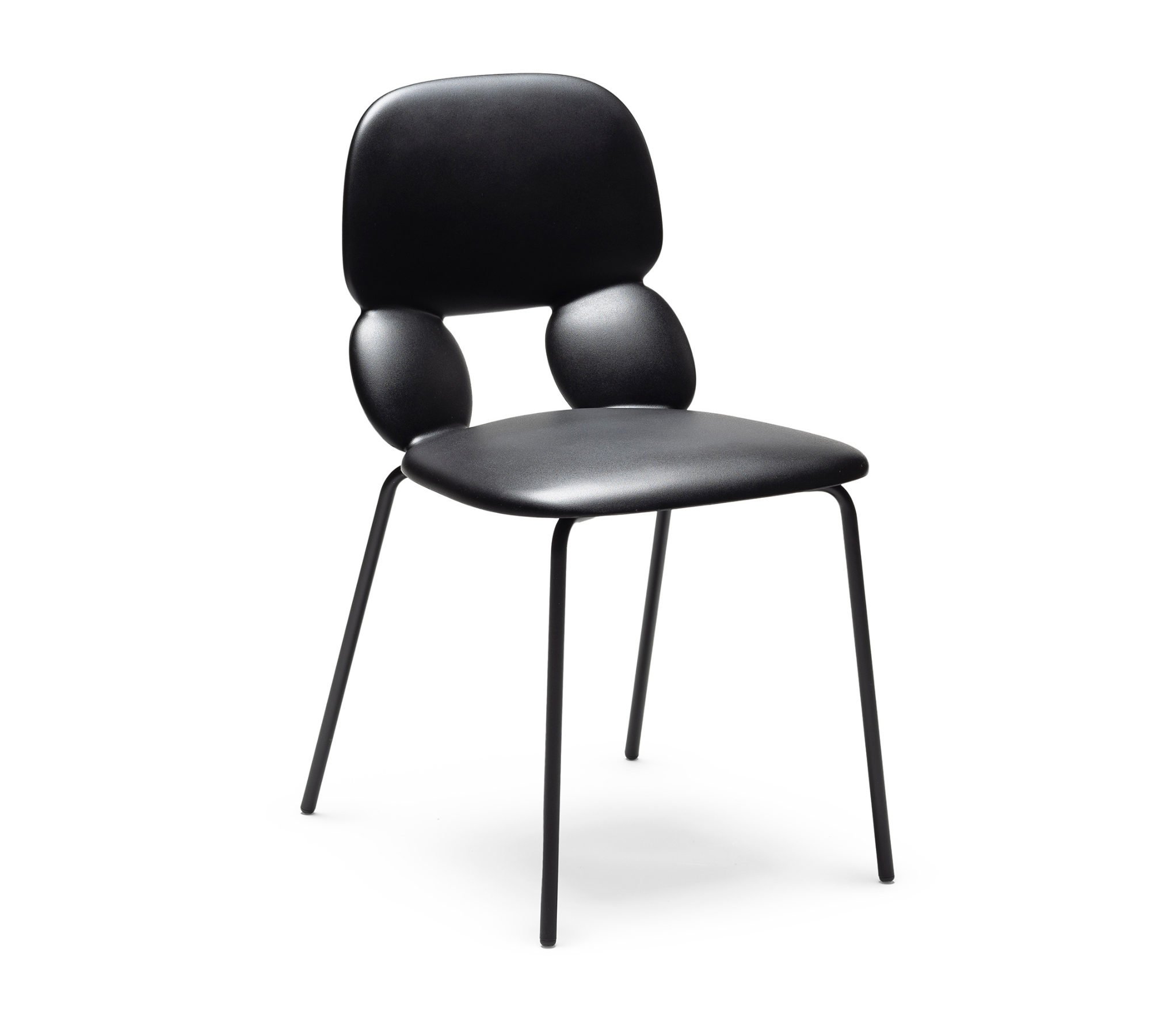 Nube S Chair Plastic Metal Black