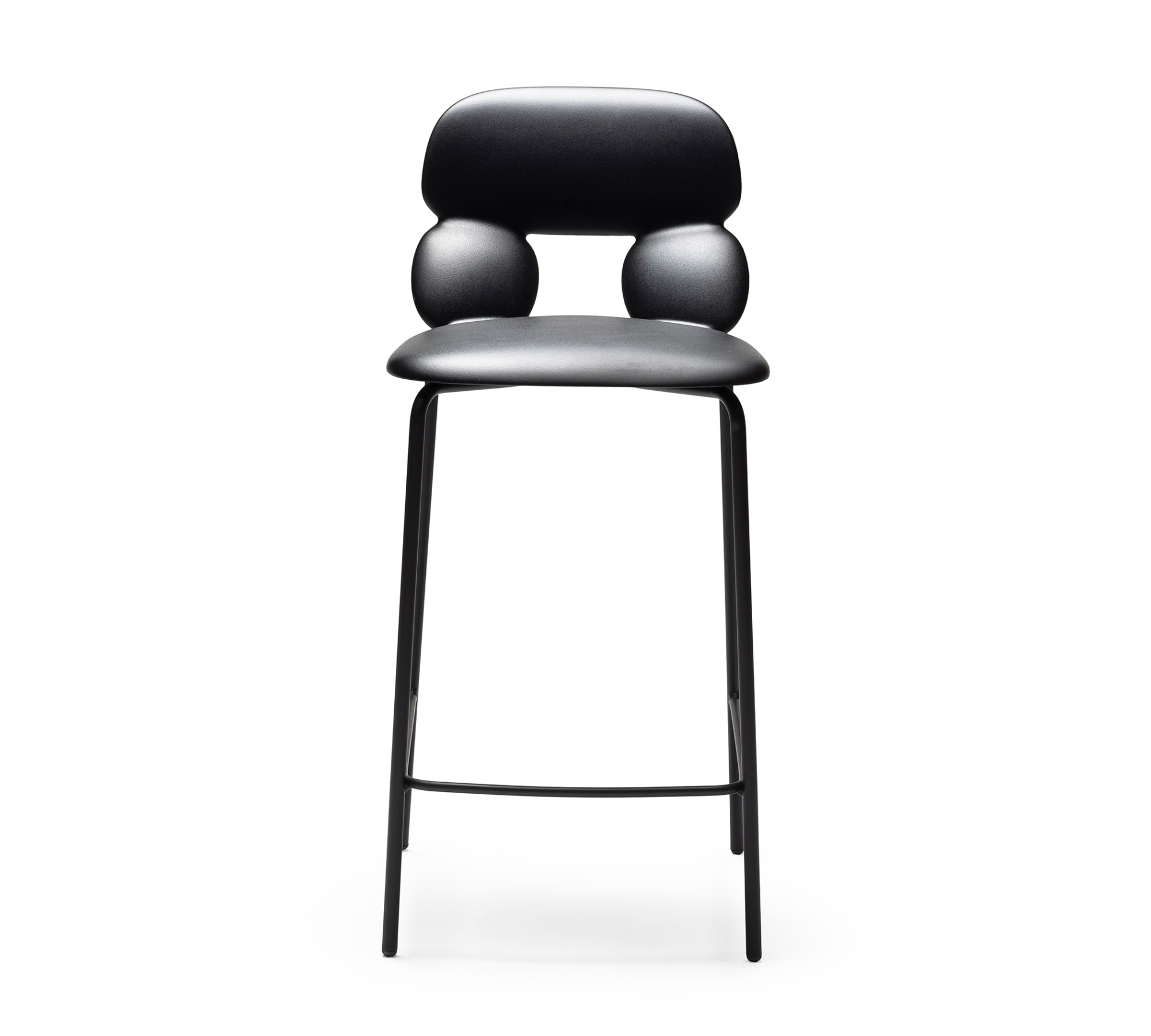 Nube SG 65 Sgabello da bar Plastica Metallo Nero