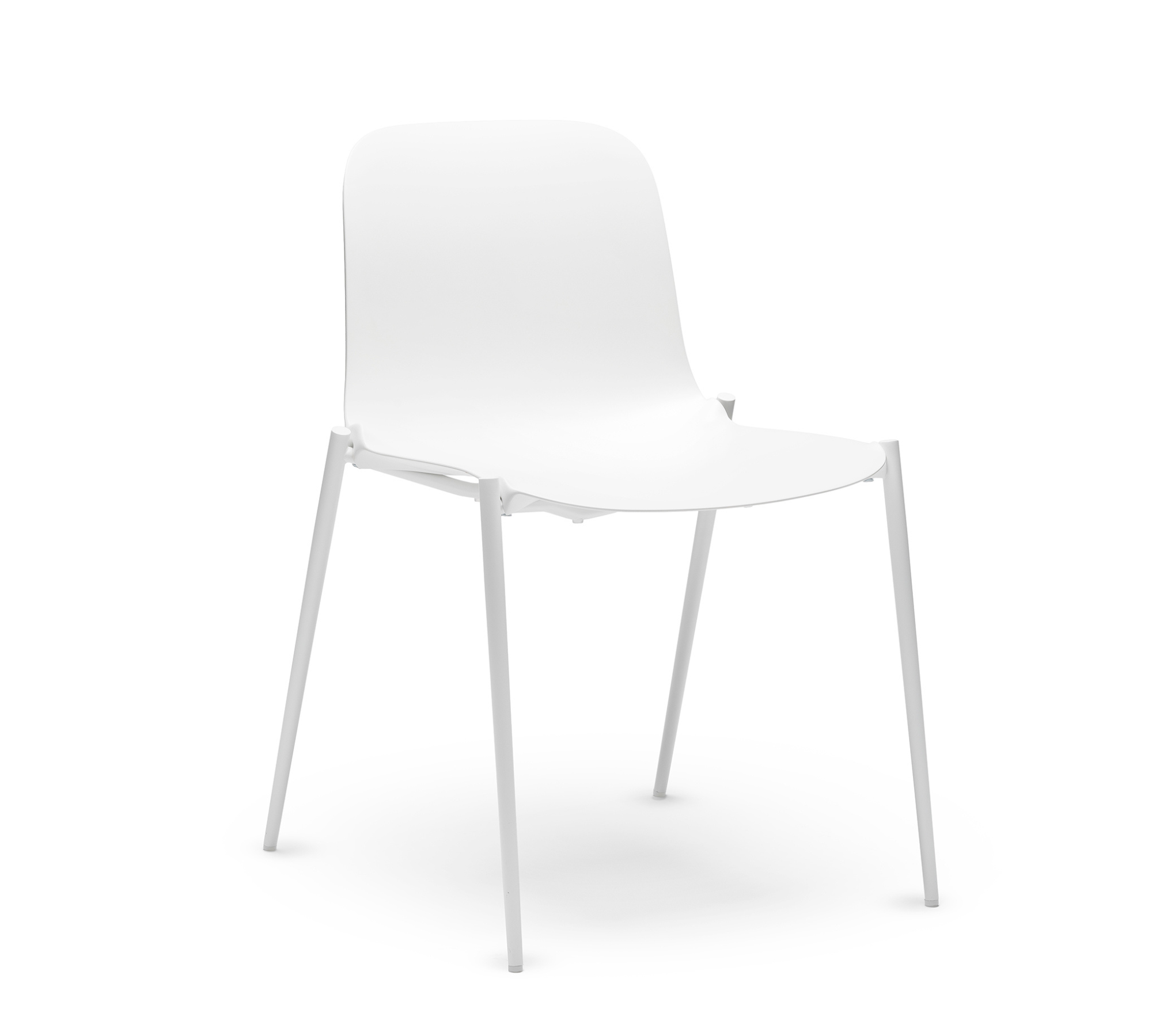 Dogo S Chair Plastic Metal White