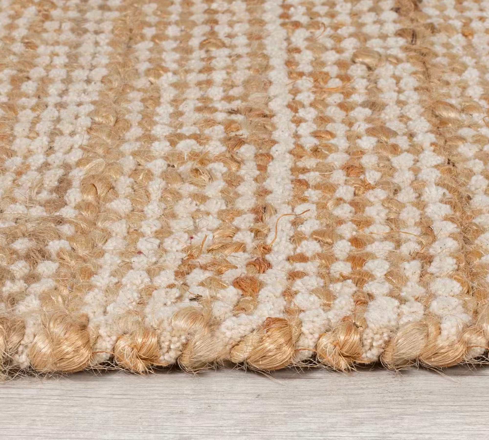 Levi Rug Jute Cotton Beige 120 x 170 cm