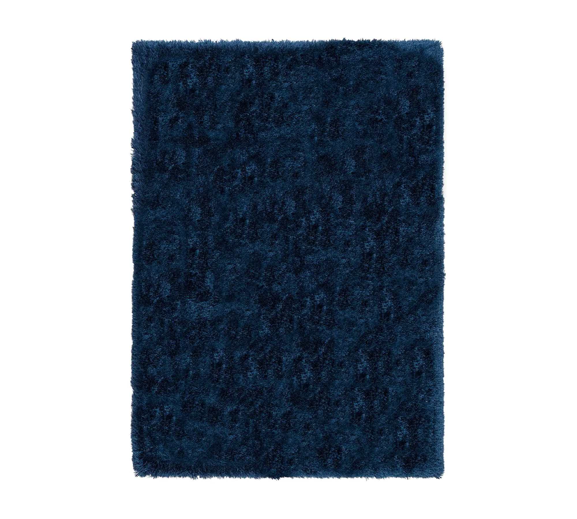 Pearl Carpet Synthetic Fiber Blue 120 x 170 cm