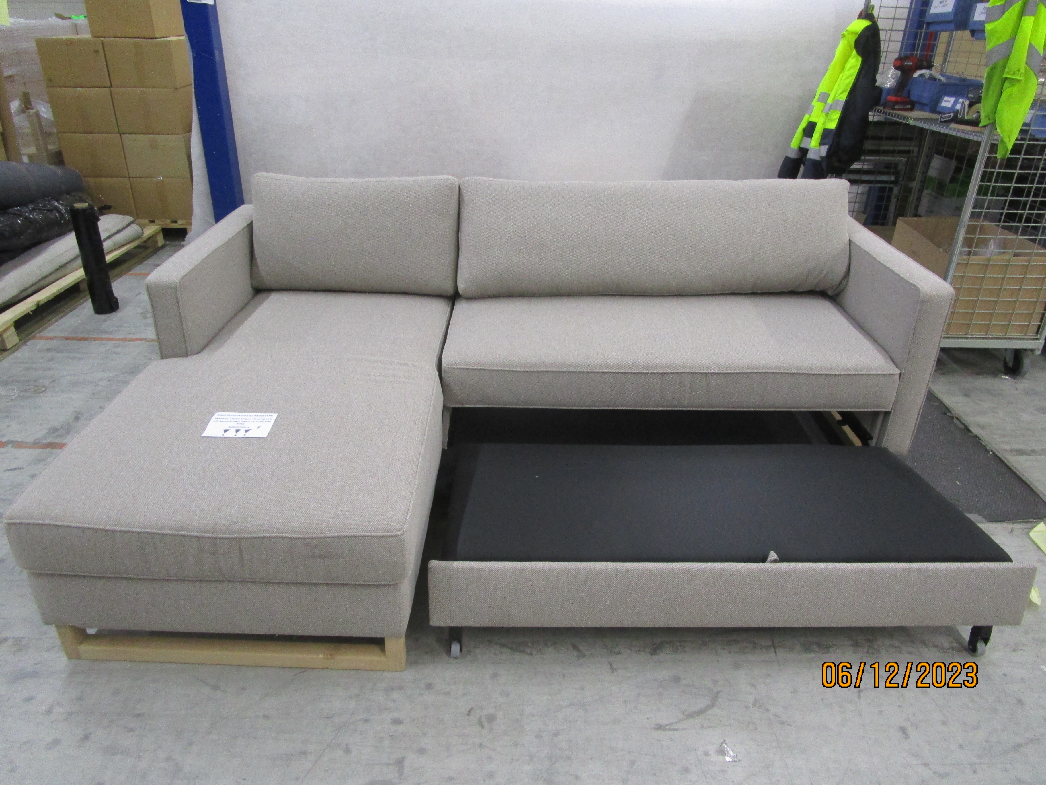 Madison Schlafsofa Récamiere Links Agnes Brown