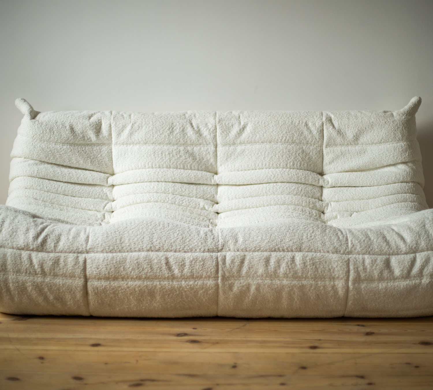 Togo Lounge Set 3-pc. Bouclé White