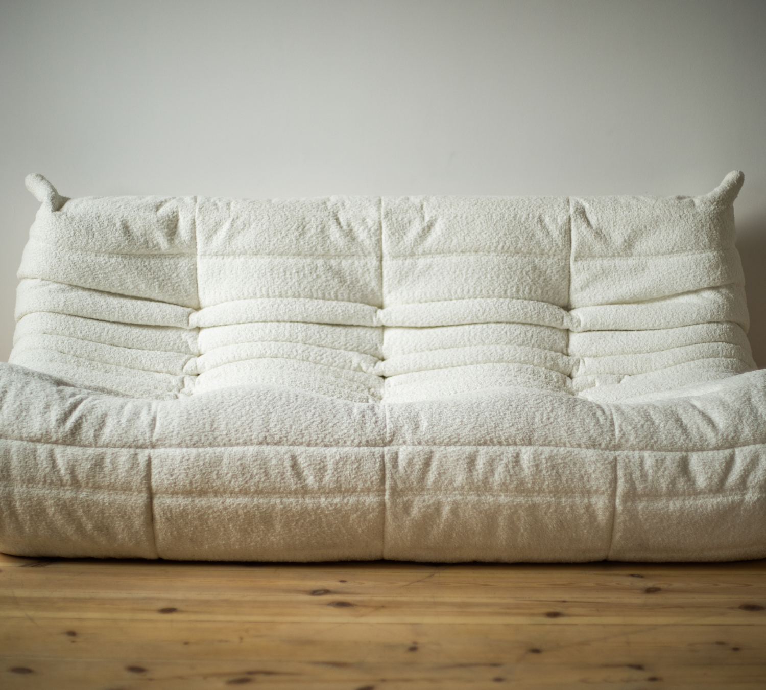 Togo Lounge Set 5-piece. Bouclé White
