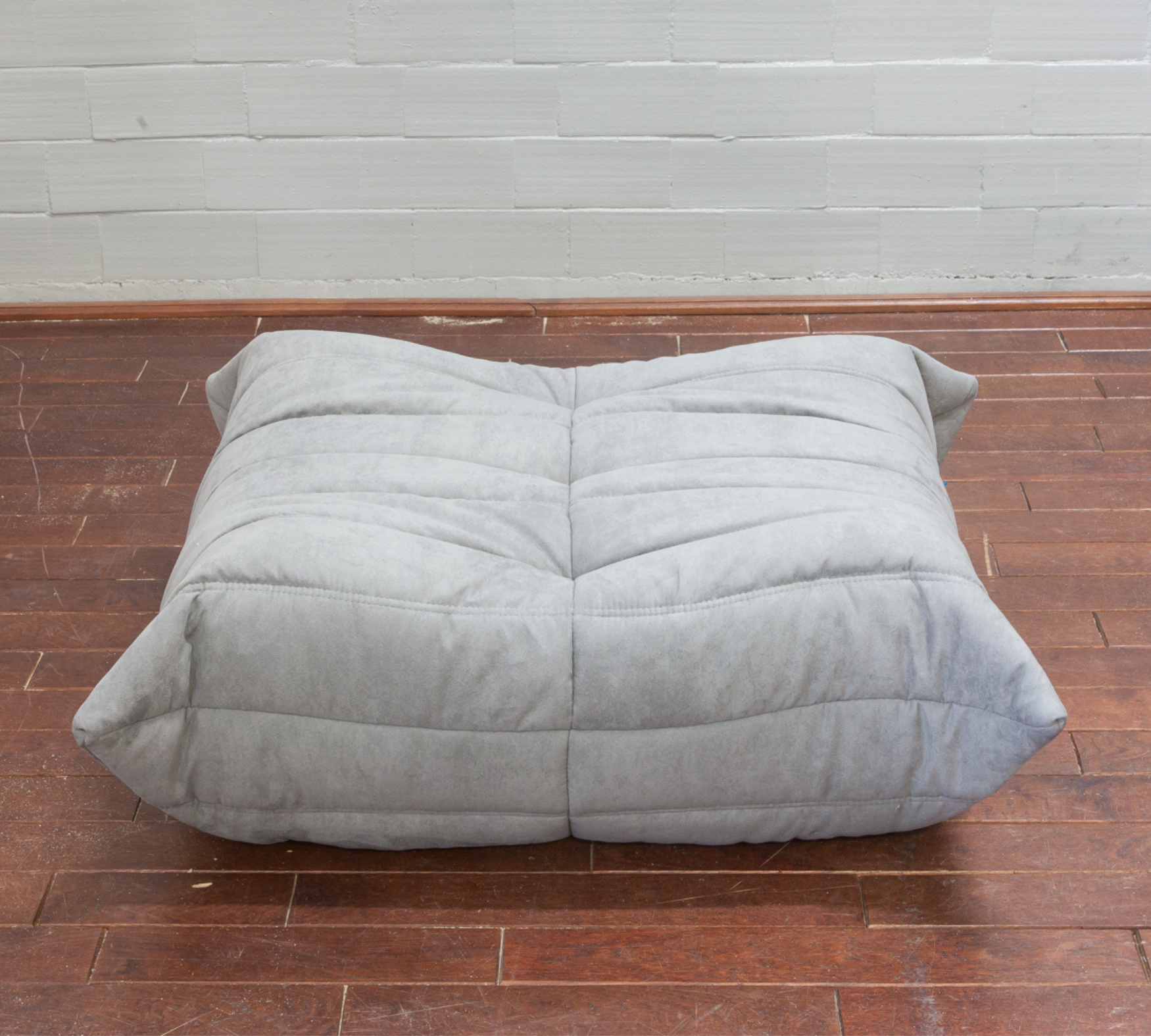 Togo Ottoman Grey Textile