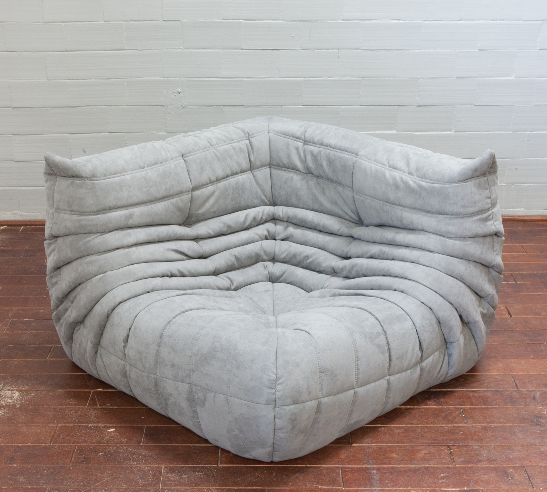 Togo Corner Sofa Fabric Light Grey