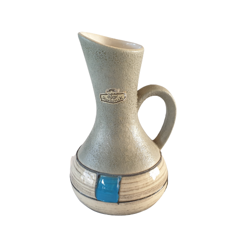 Vintage Vase Ceramic Gray