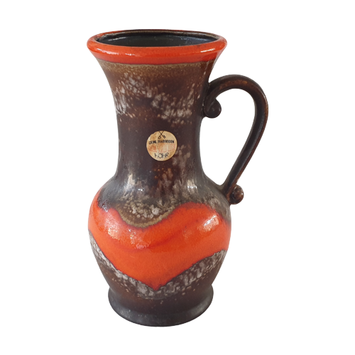 Vintage Vase Kermaik Mehrfarbig