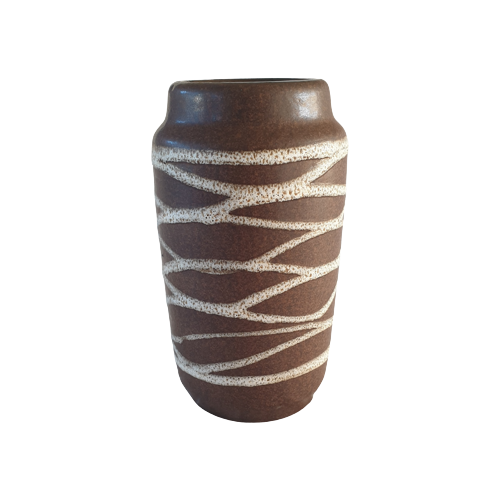 Vintage Vase Keramik Braun