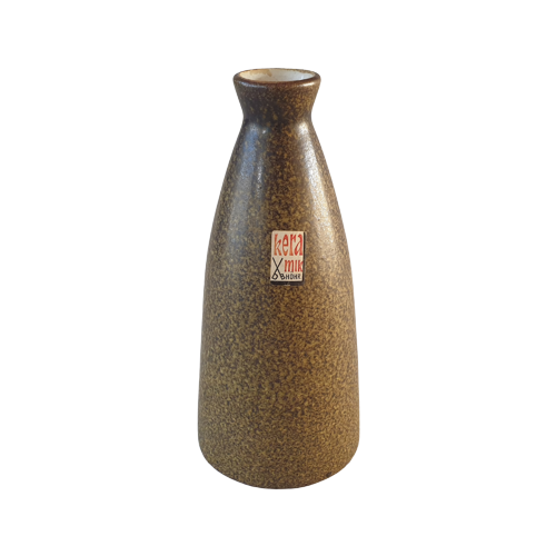Vintage Vase Keramik Braun