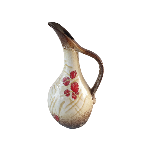 Vintage Vase Keramik Mehrfarbig