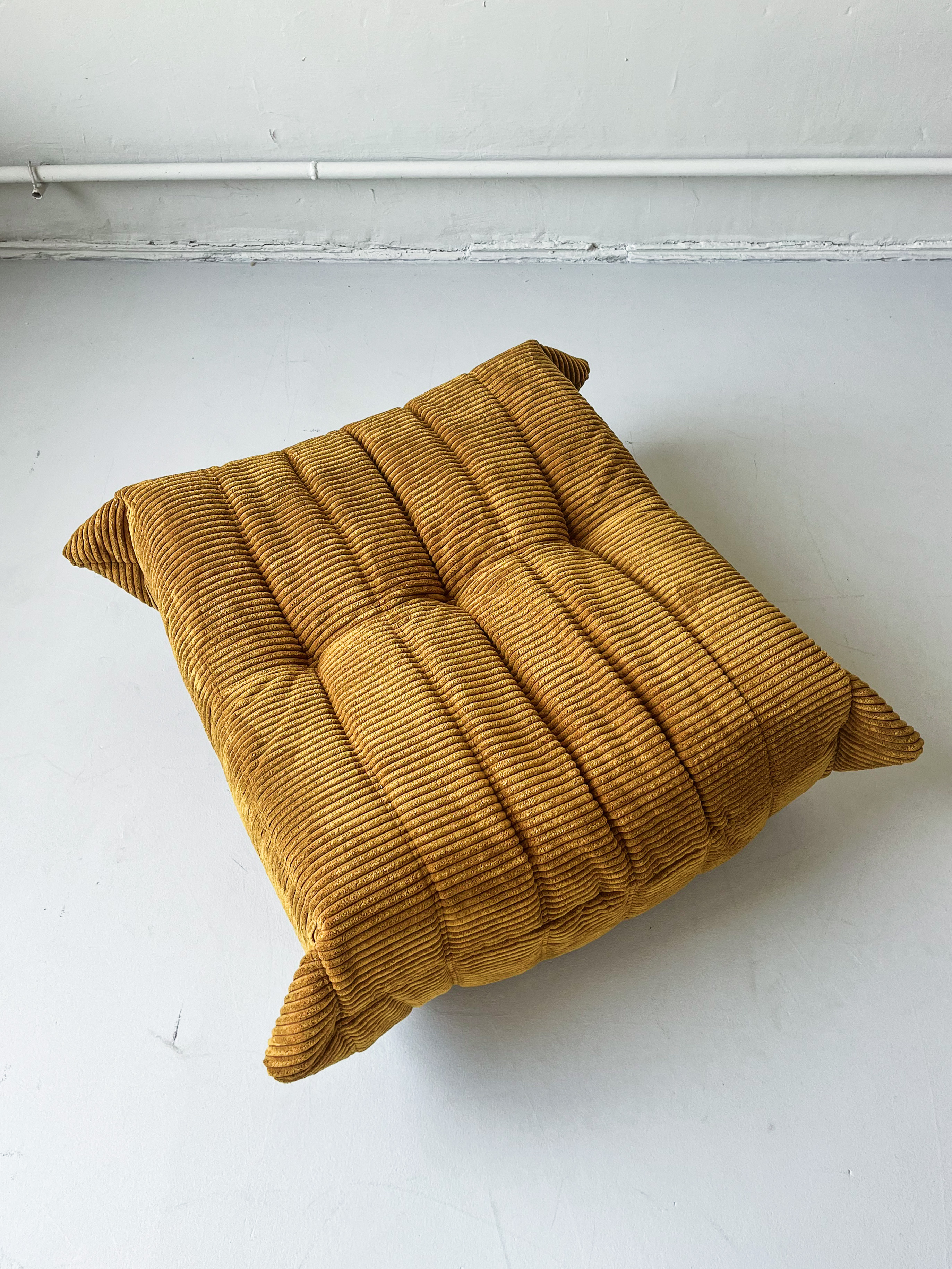 Togo Ottoman Cord Sand Brown