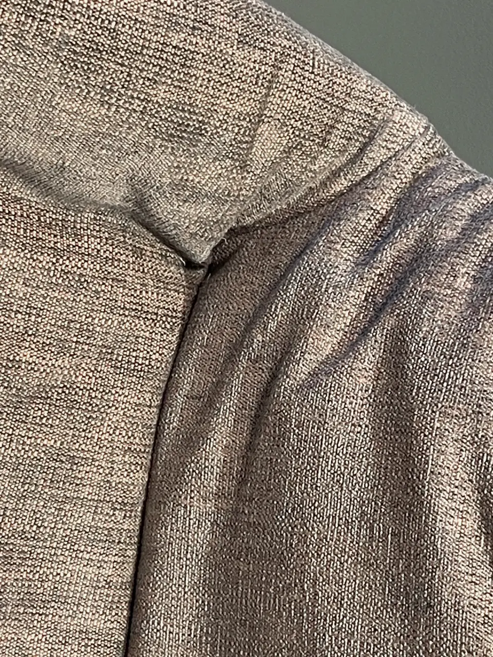 Leya Armchair Low Chair Textile Leather Sahara Stone