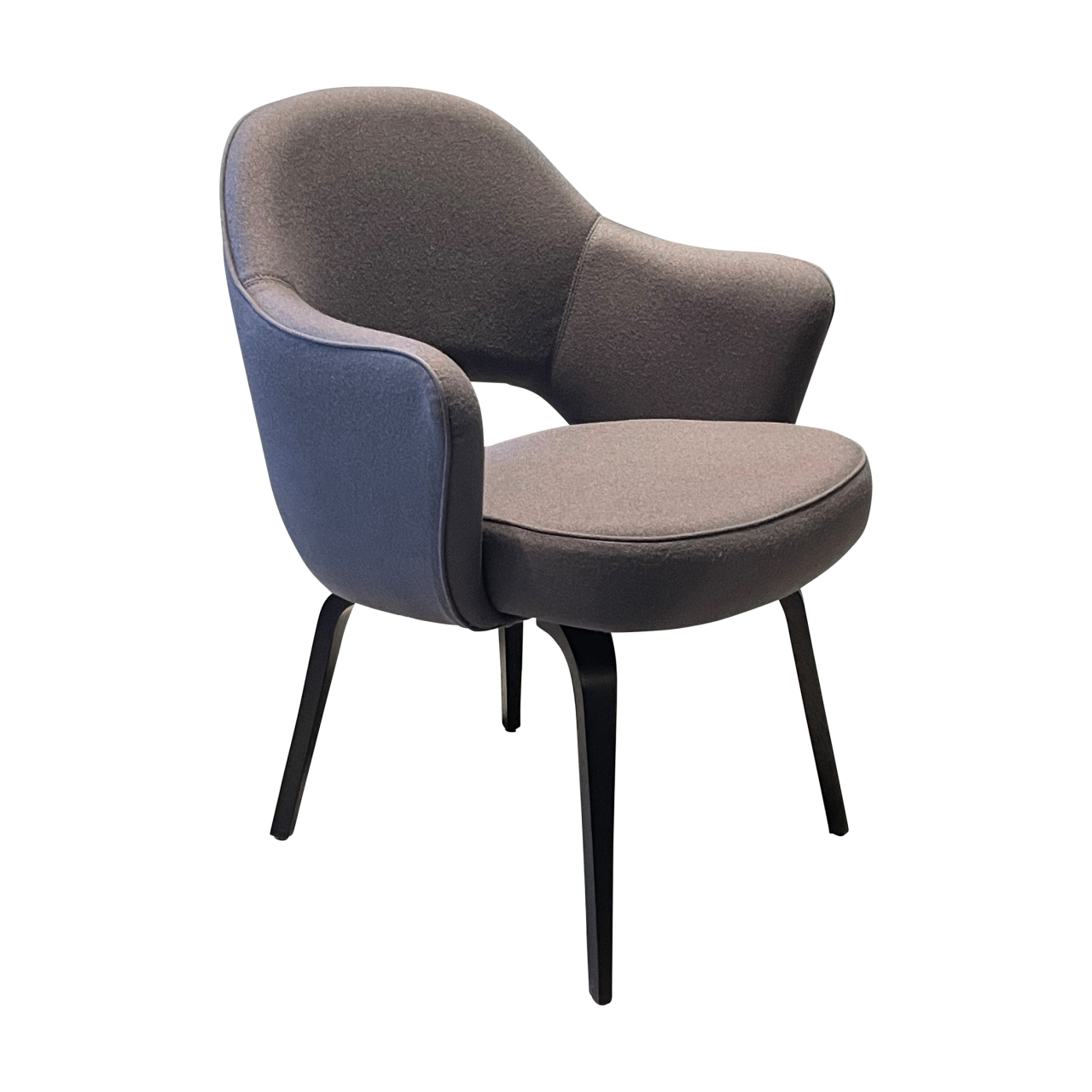 Saarinen Konferenzstuhl Stoff Knoll Kopsak Charcoal