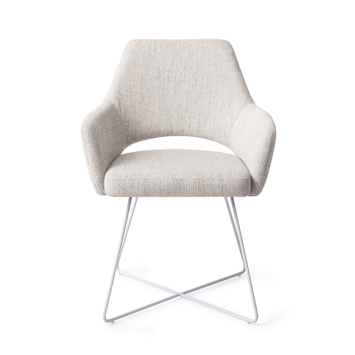 Yanai Esszimmerstuhl Cross Pigeon Grau