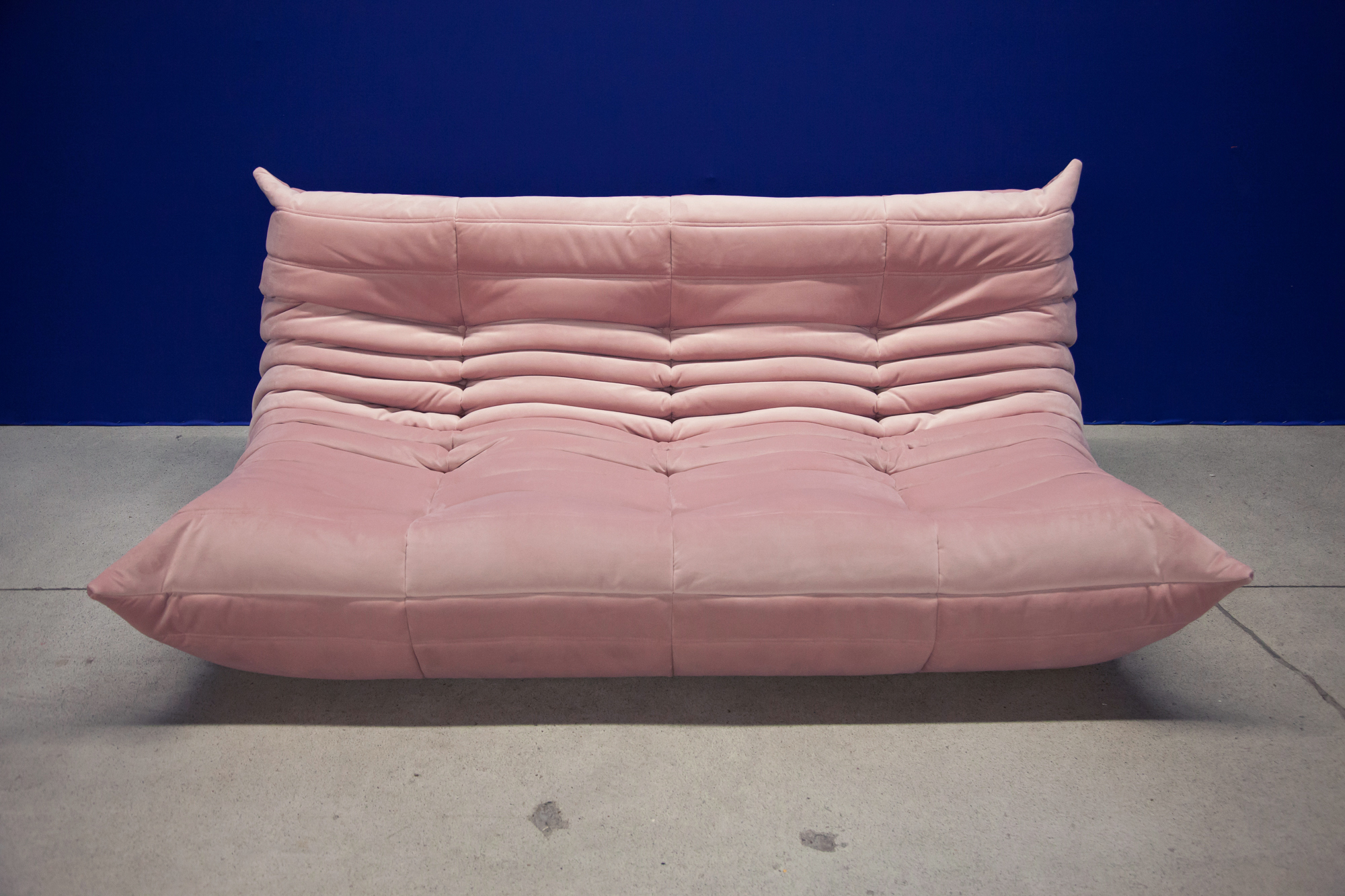 Togo Lounge Set 5-pc. Velvet Light Pink