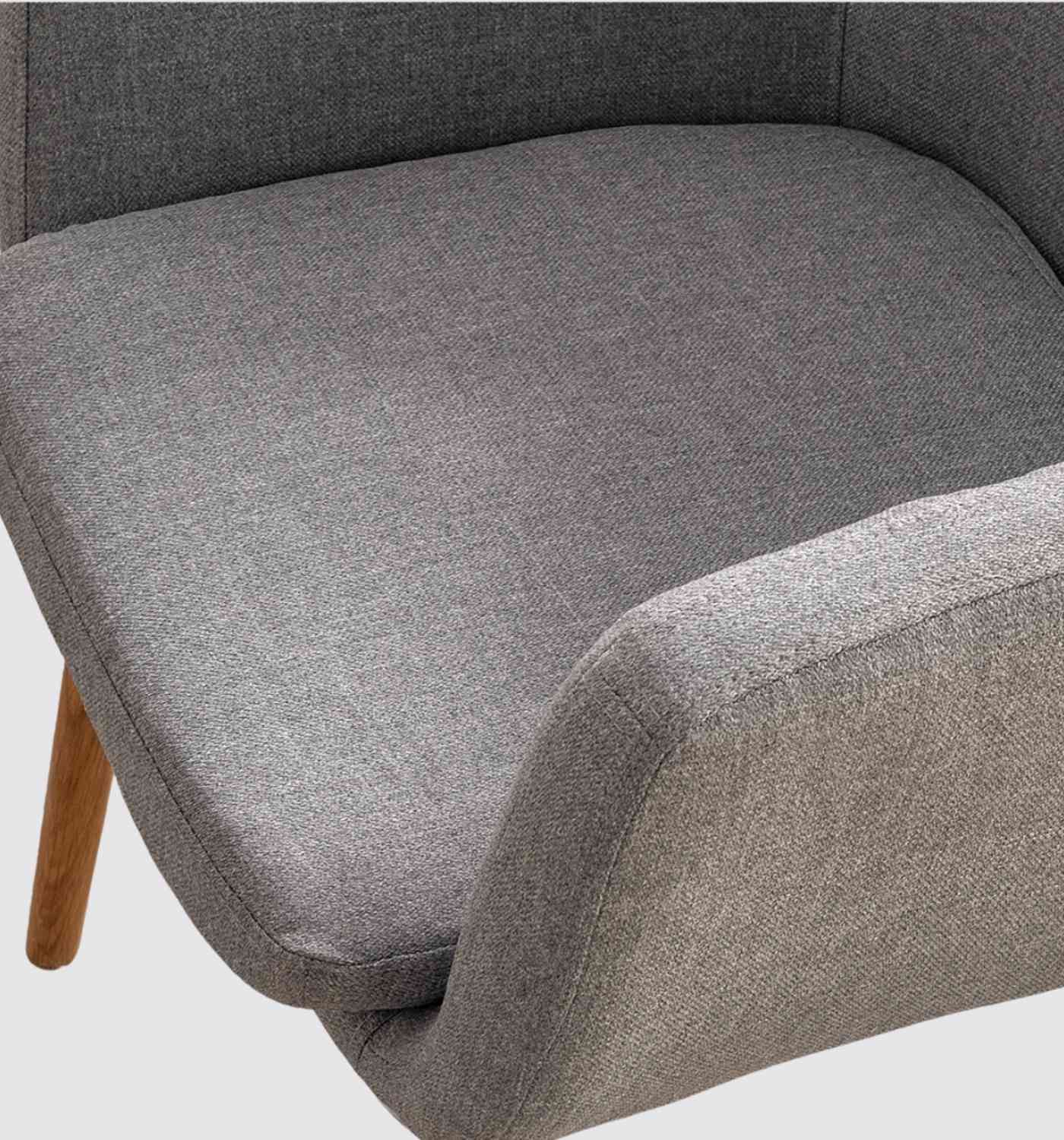 Armchair Webbing Fabric Granite