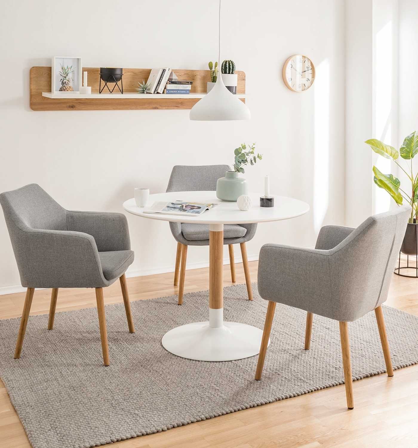 Armchair Webbing Fabric Granite