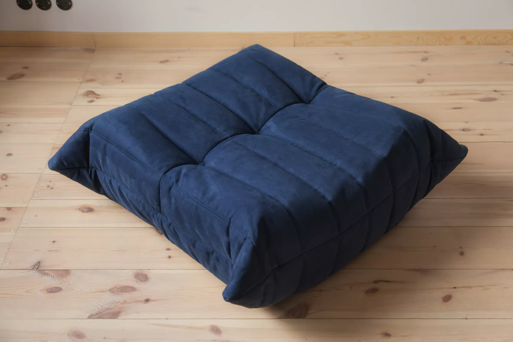 Togo Lounge Set 4-pc. Textile Navy Blue