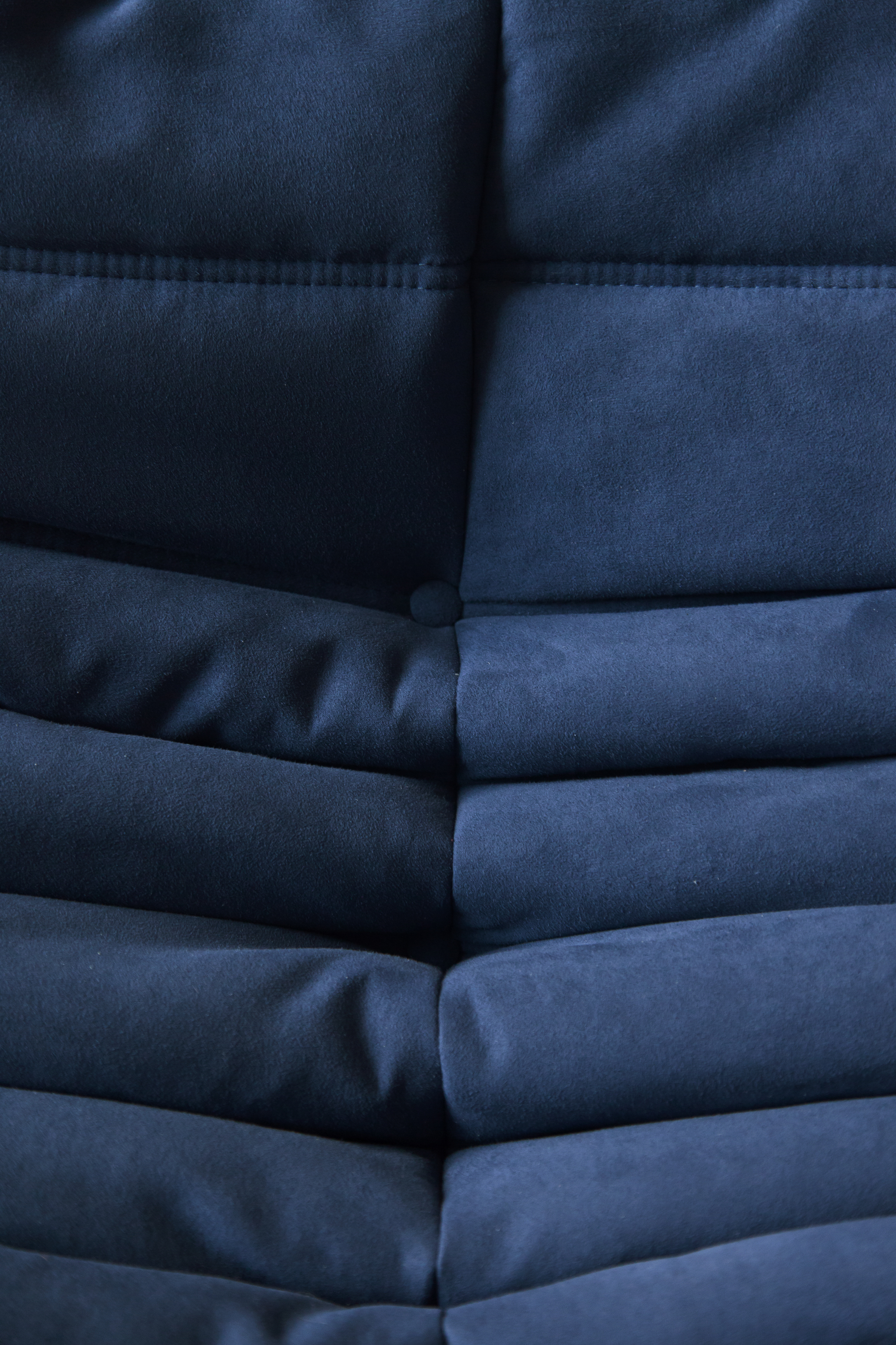 Togo Lounge Set 3-pc. Textile Navy Blue