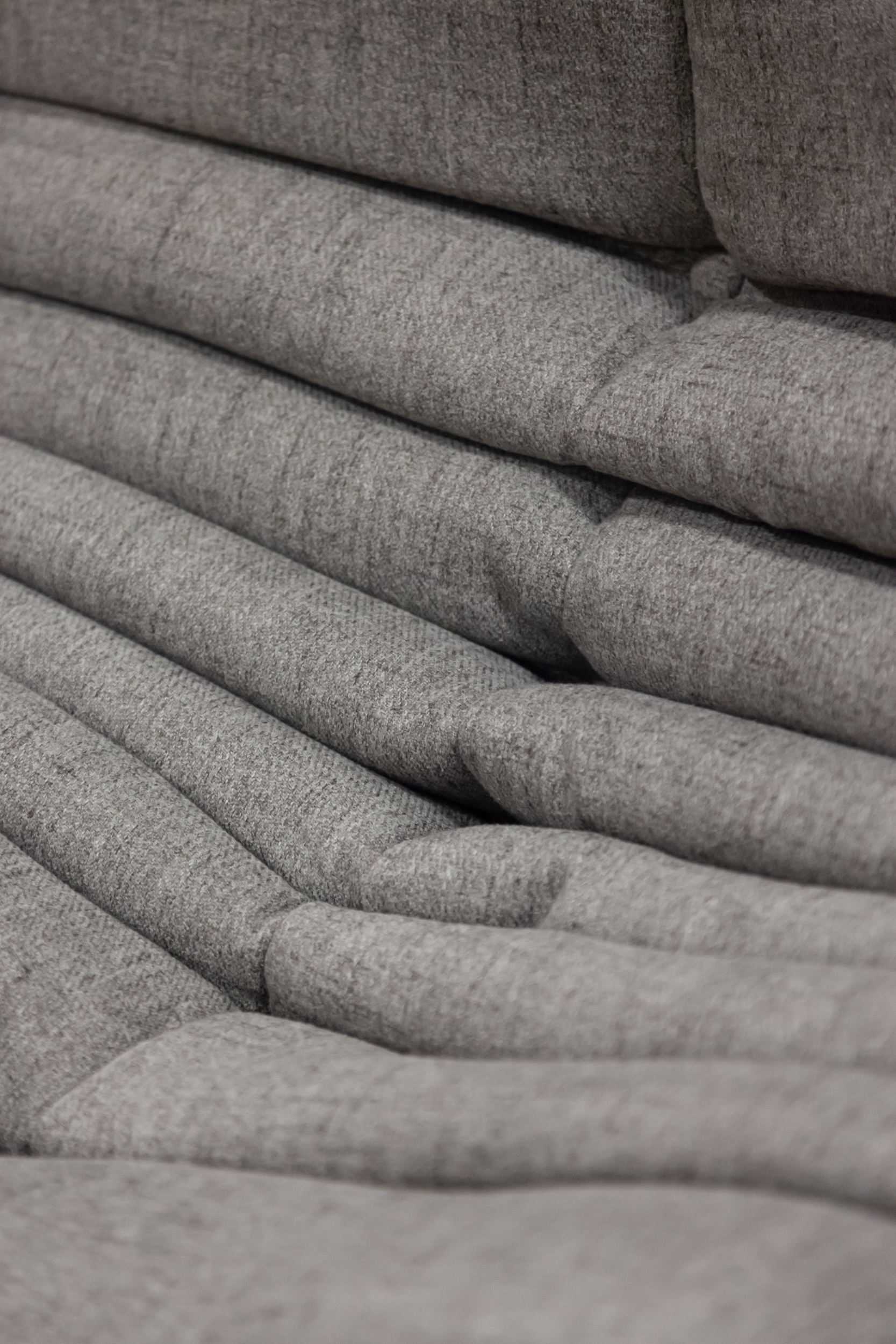 Togo Lounge Set 3-piece. Woven fabric Warm Grey