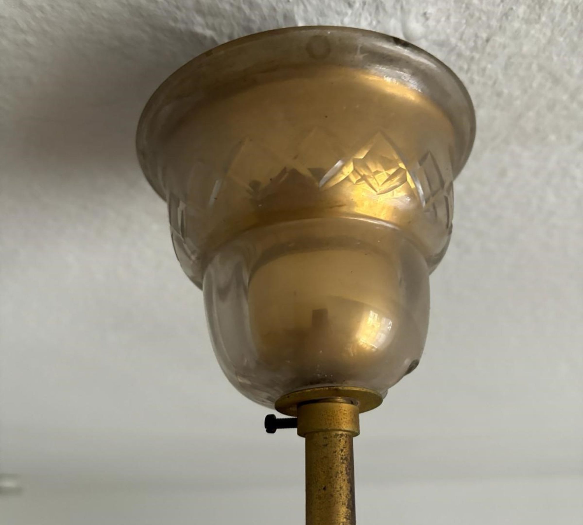 Vintage Sciolari Kronleuchter Messing Vergoldet