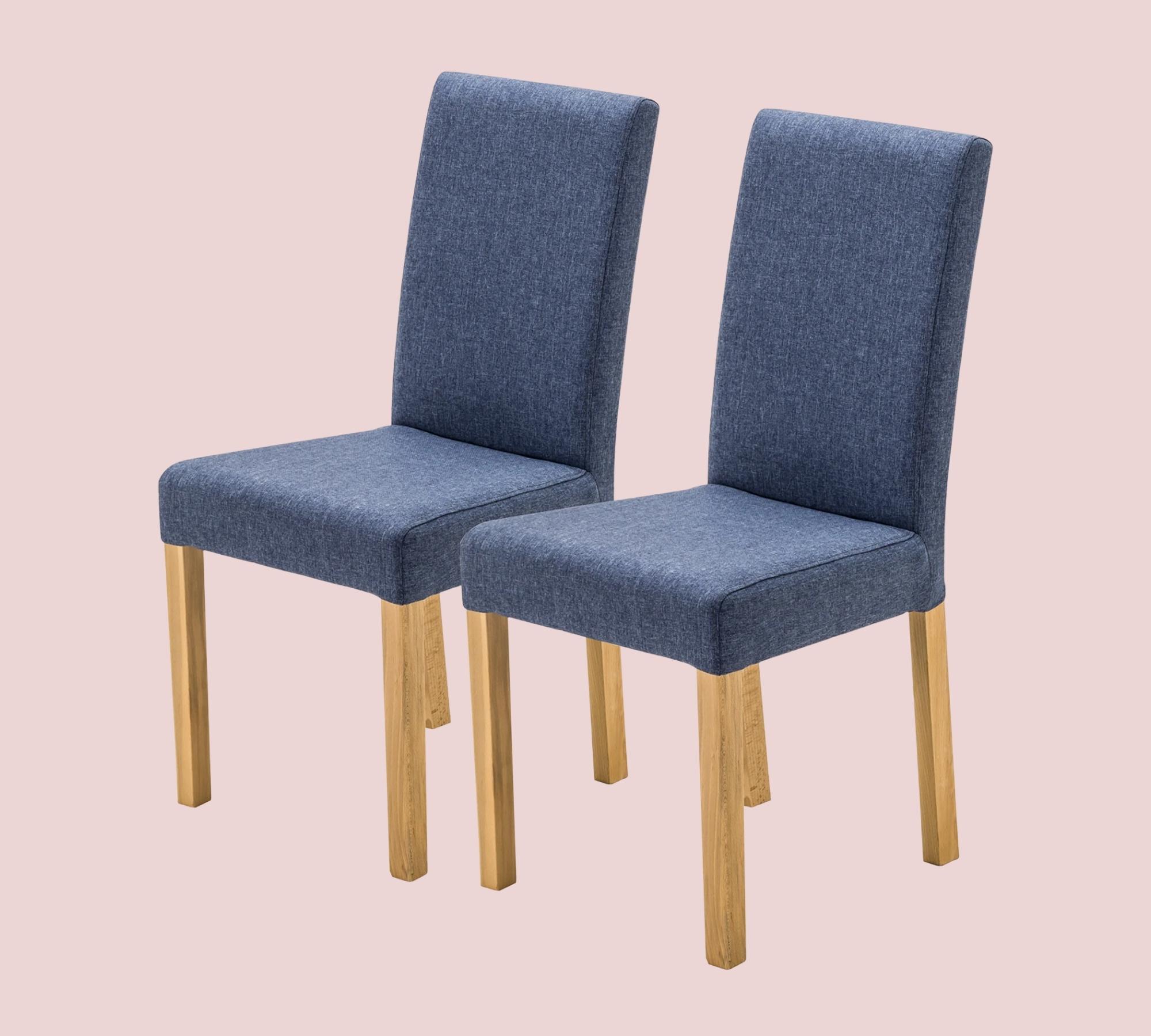2x Esszimmerstuhl Jeansblau