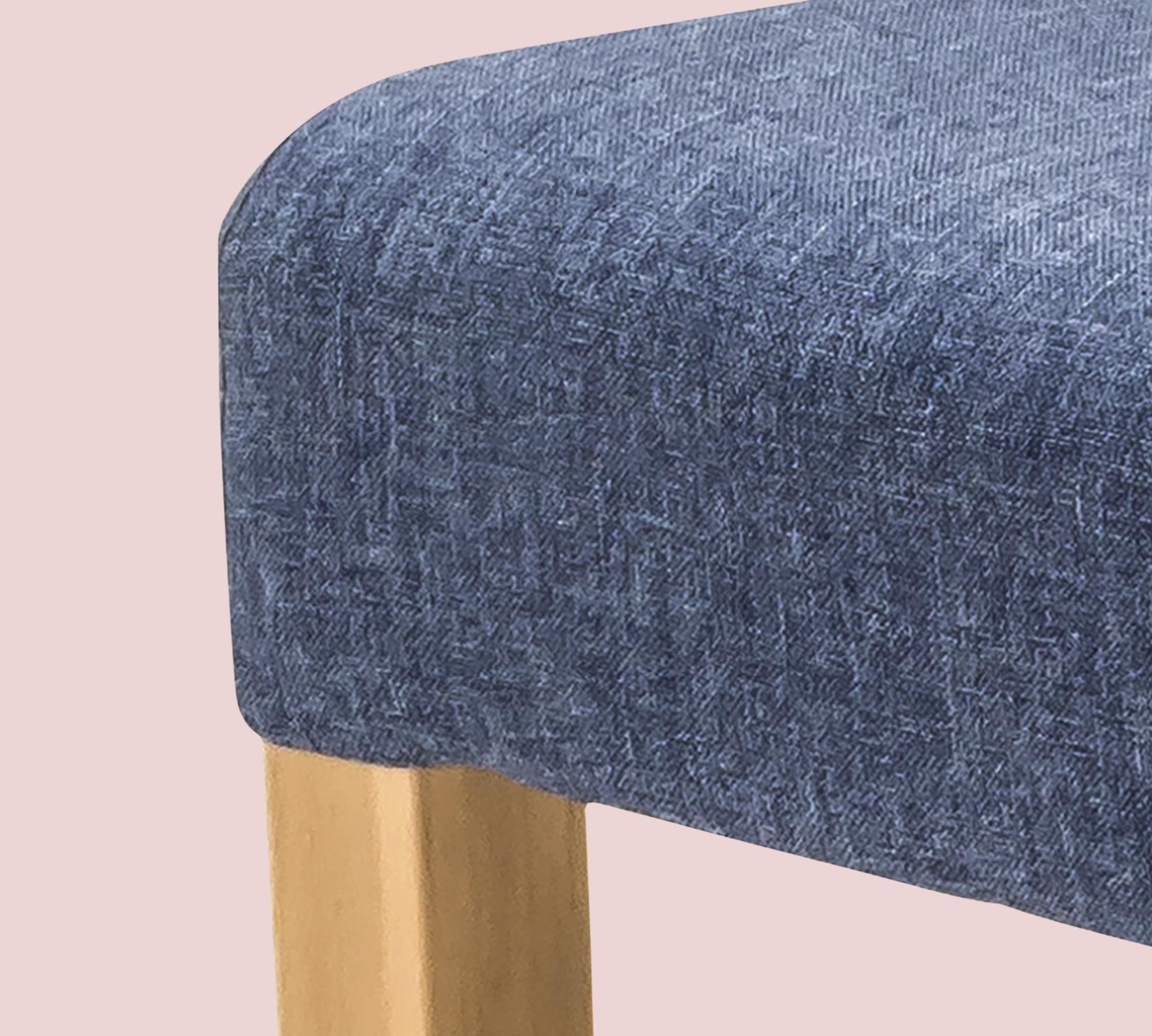 2x Esszimmerstuhl Jeansblau