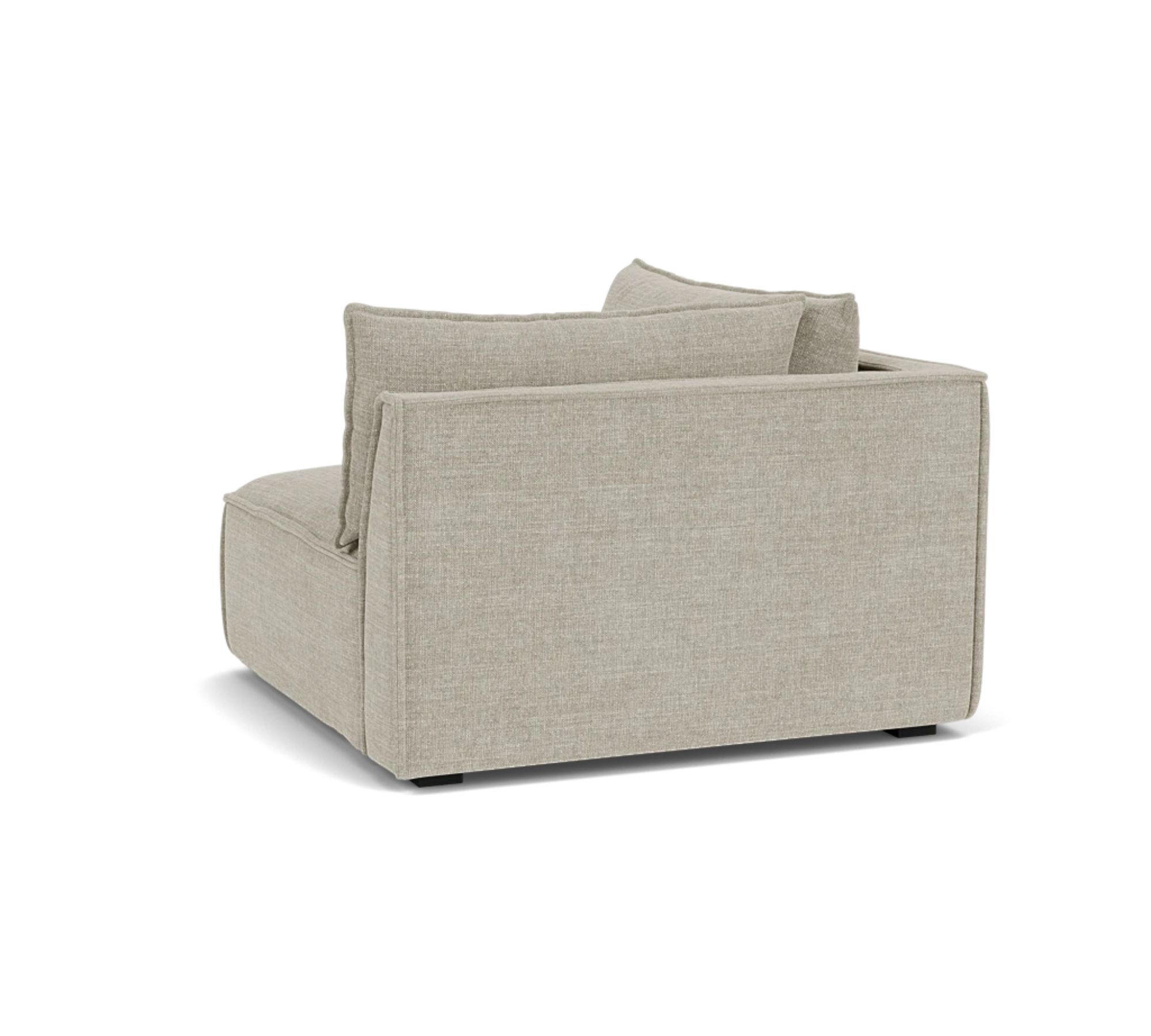 Daphne 1-seater corner module Right Vega Sand Dune