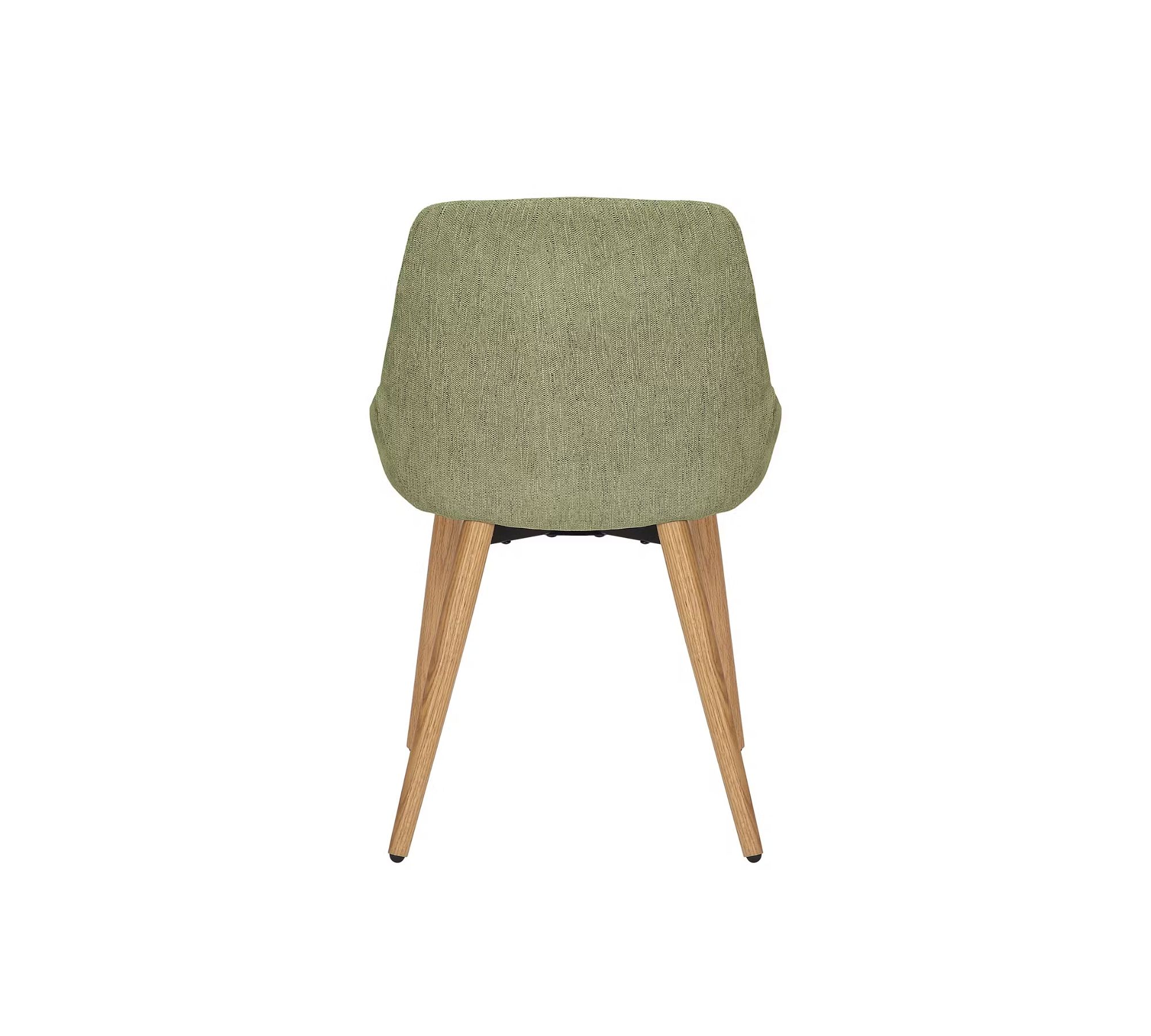 2x Upholstered chair Solid wood Textile Antique green