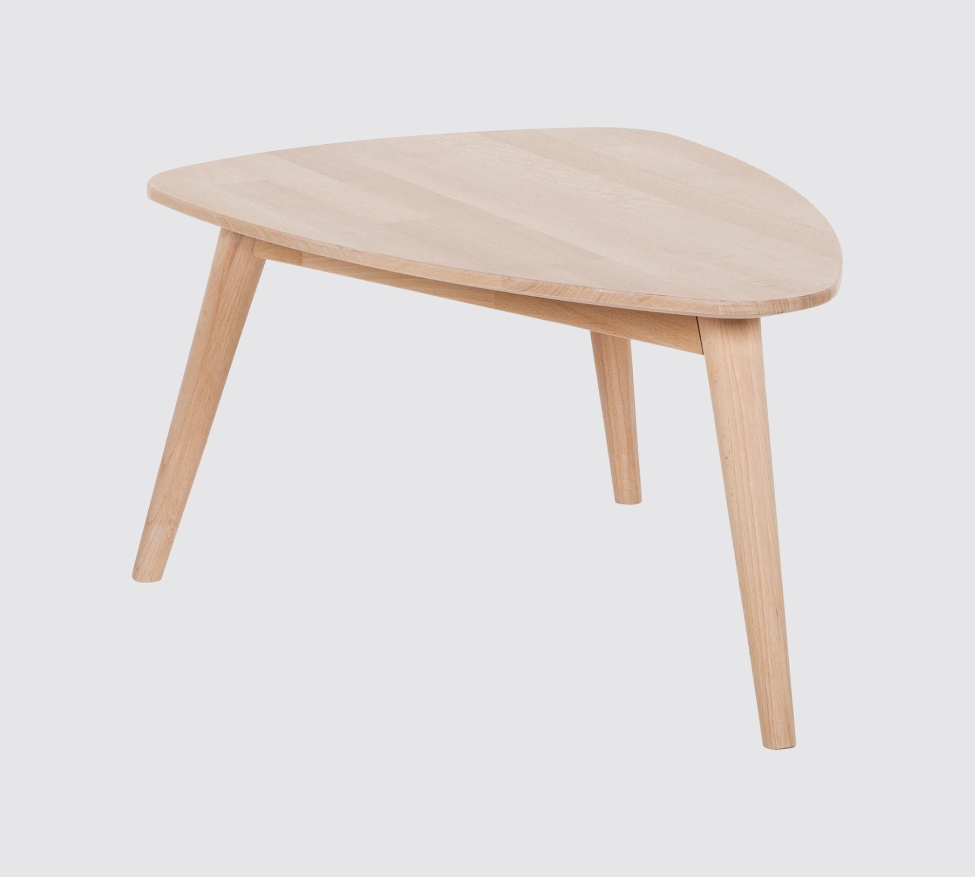 Coffee table beech solid brown
