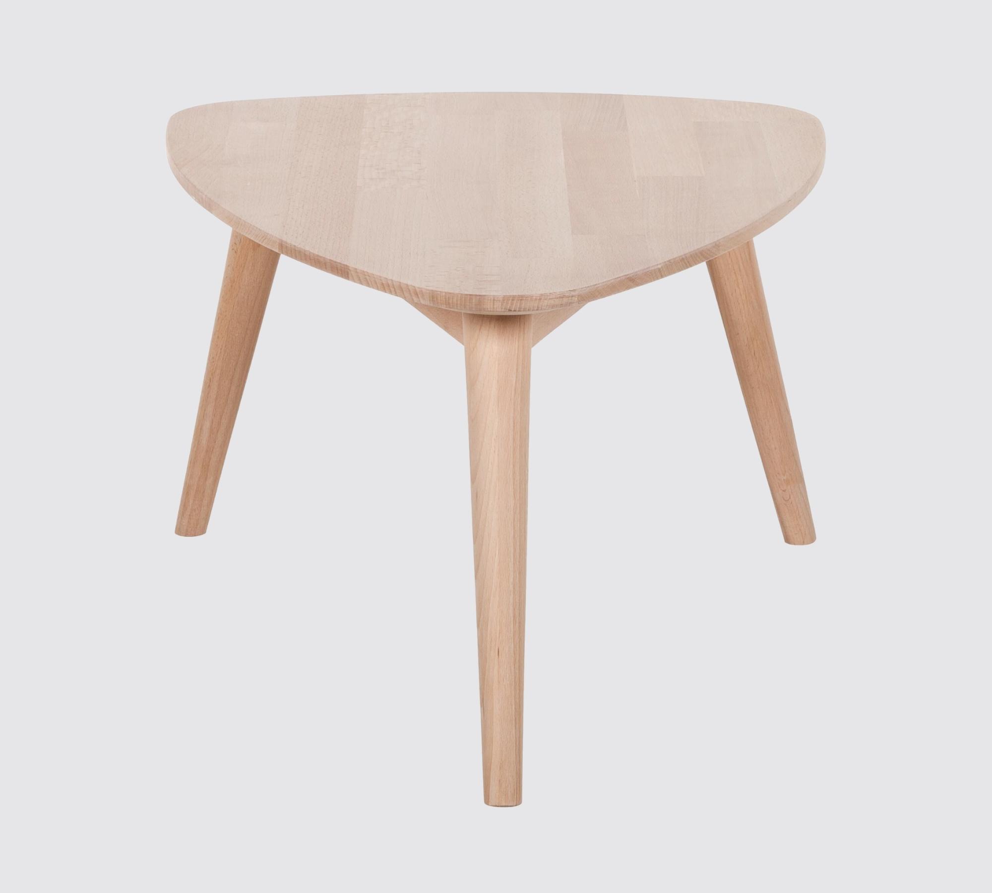 Coffee table beech solid brown