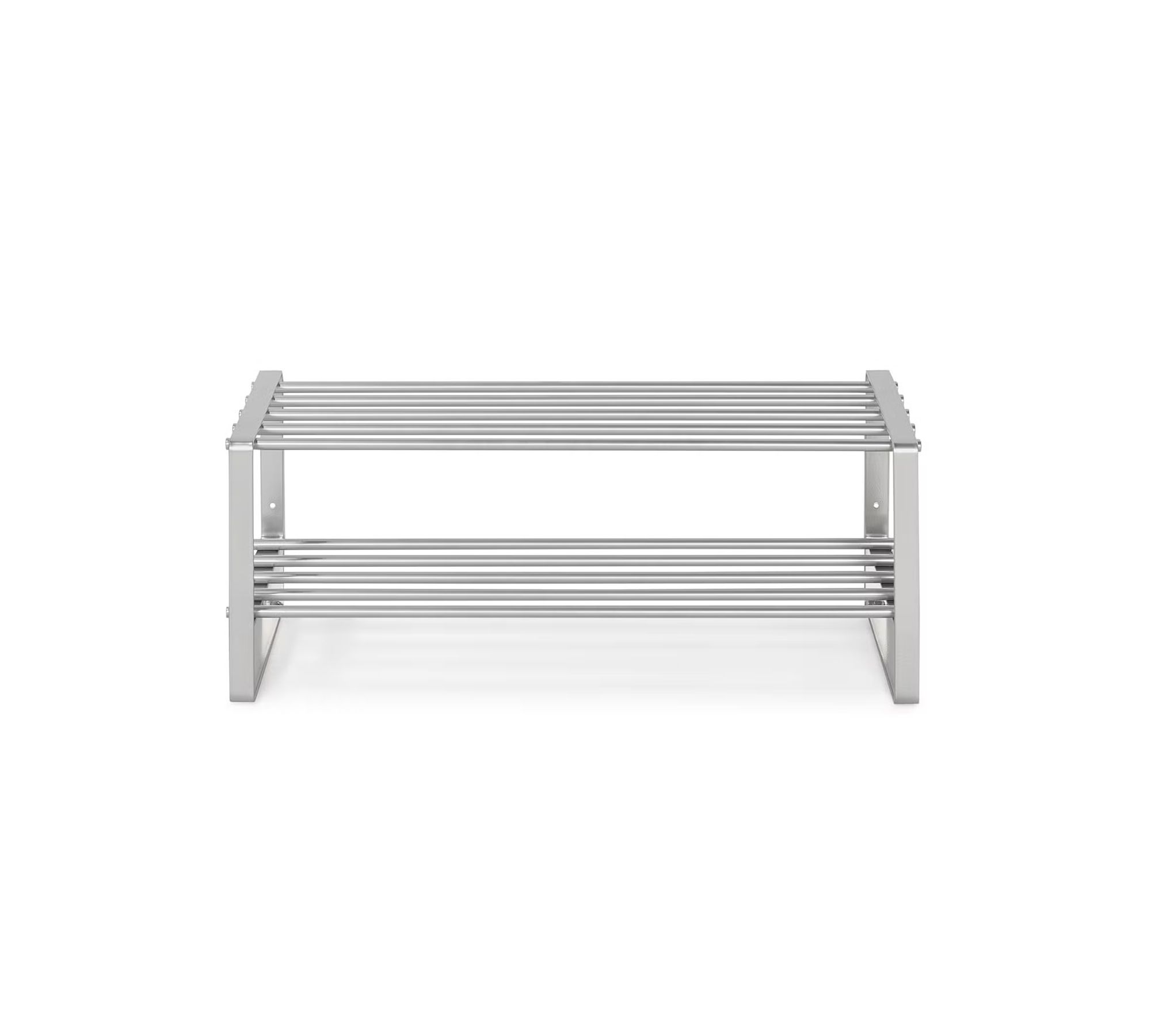 Schuhregal Stahl Silber