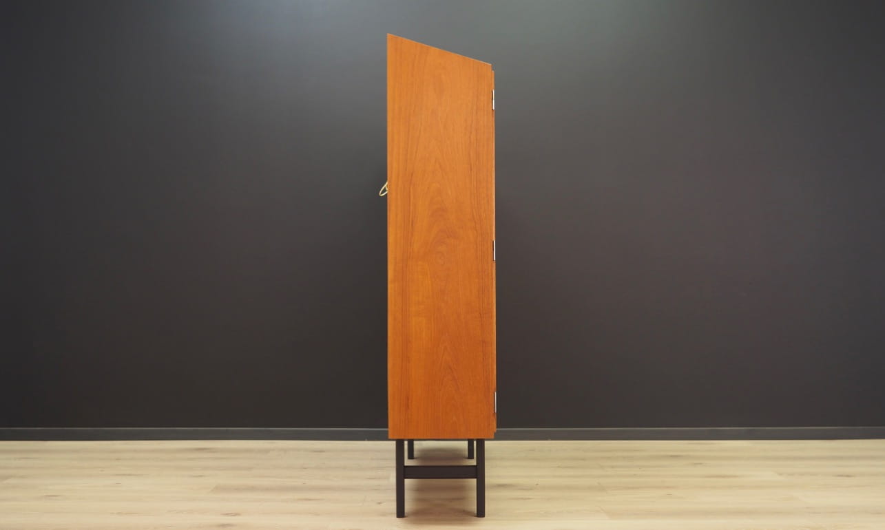 Vintage cabinet teak wood beige 1970s