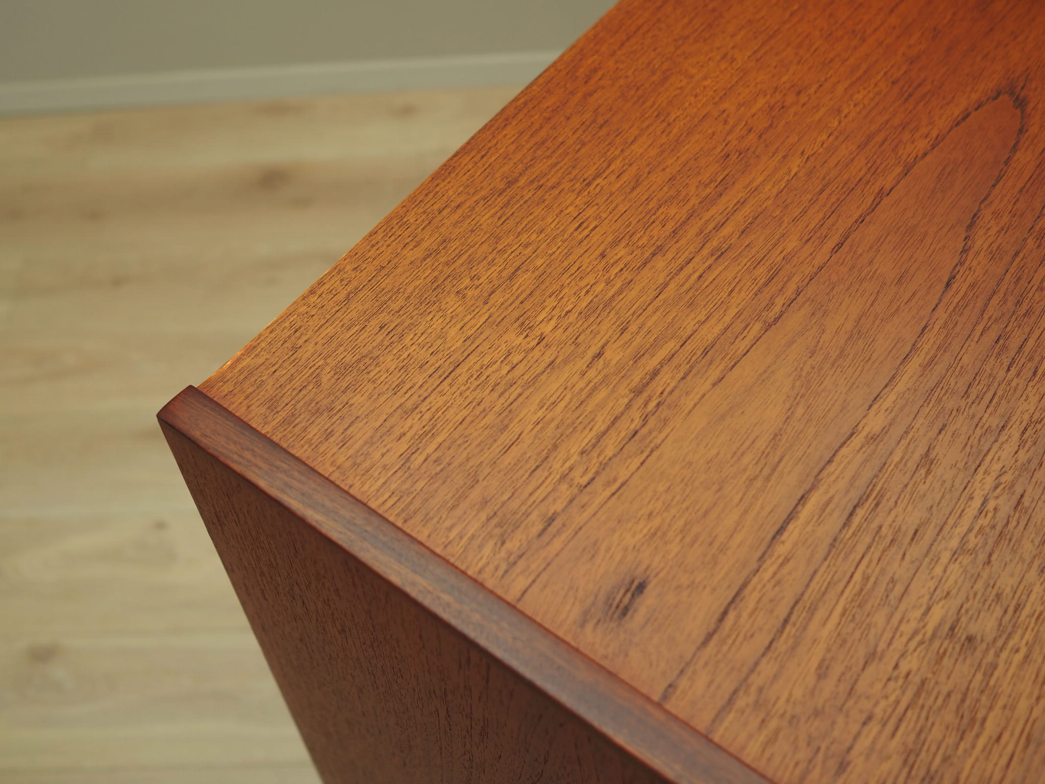 Vintage sideboard teak wood brown 1960s