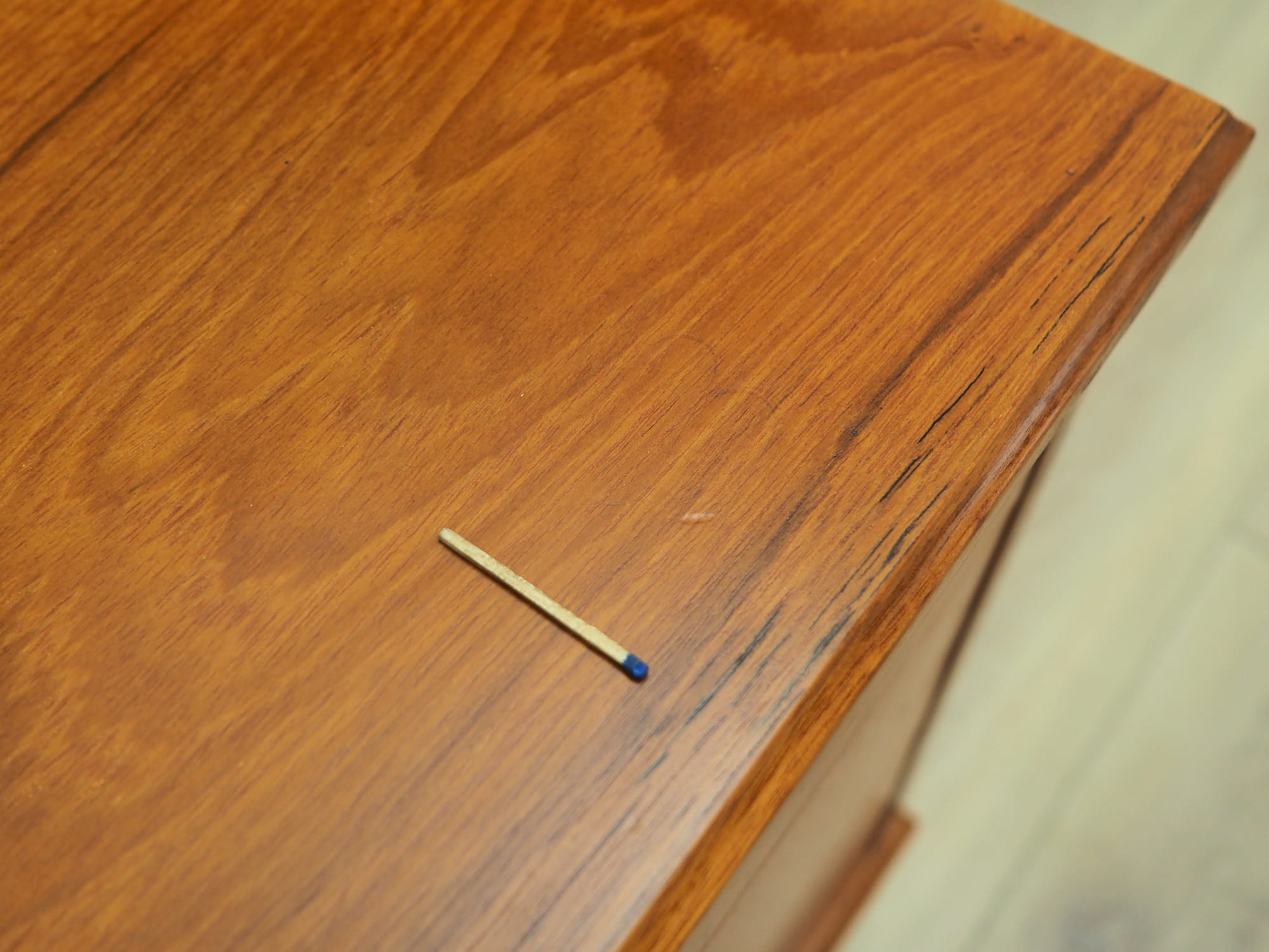 Vintage chest of drawers Teak wood Brown 1960s