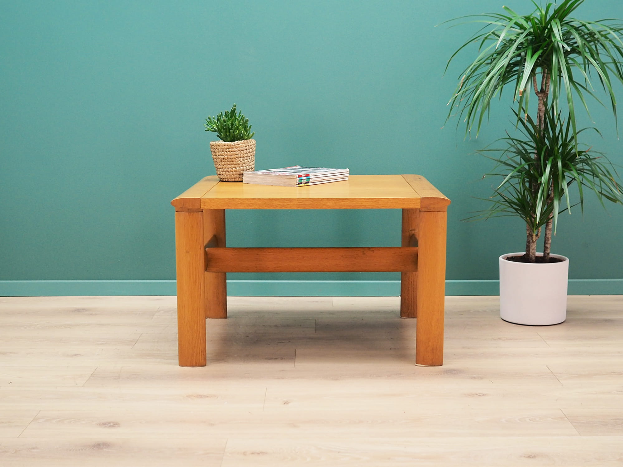 Vintage Coffee Table Wood Brown 1960s