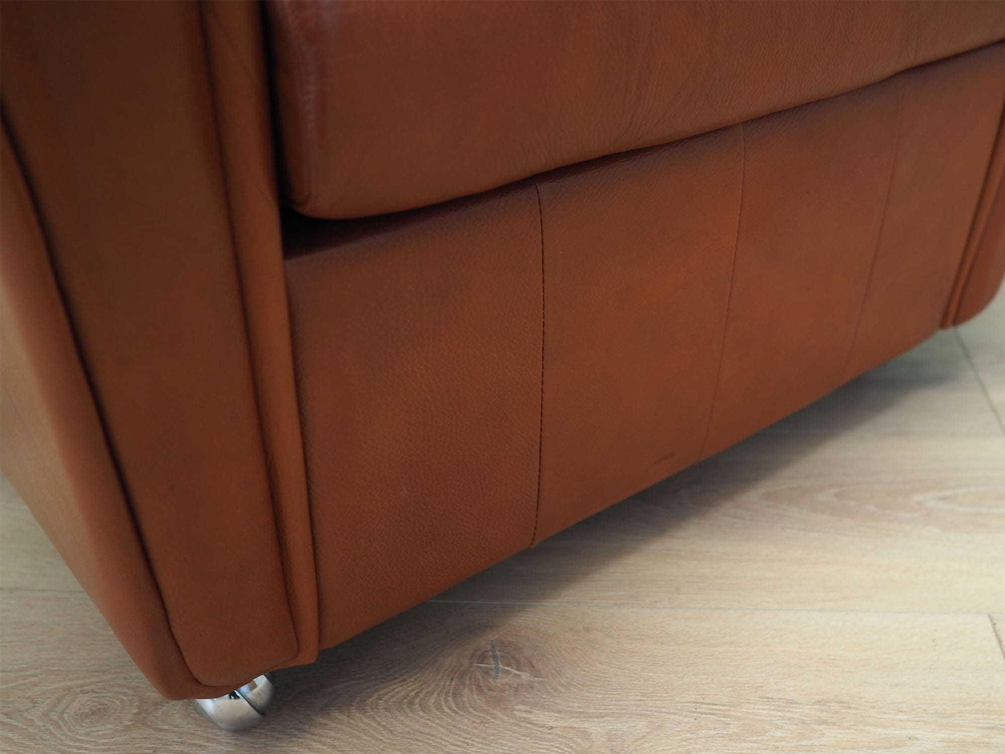 Vintage Armchair Leather Brown 1960s