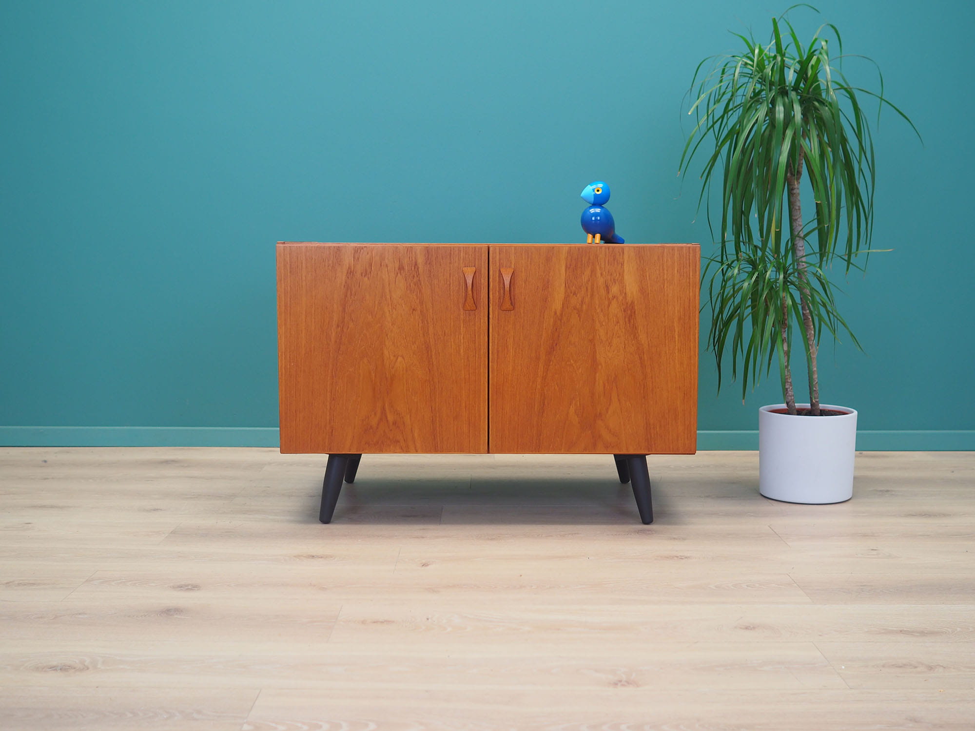 Vintage Schrank Teakholz Braun 1970er Jahre