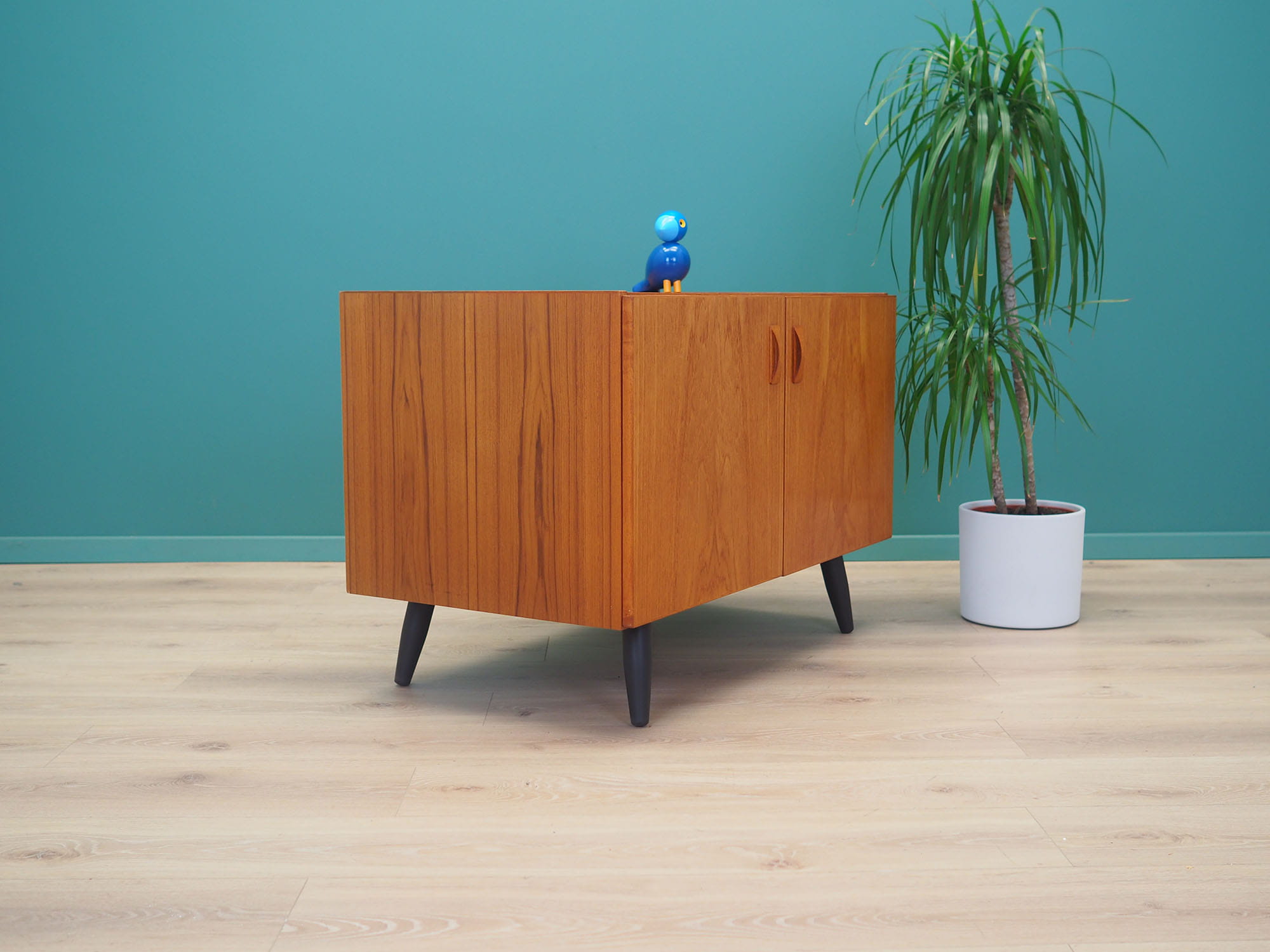 Vintage Schrank Teakholz Braun 1970er Jahre