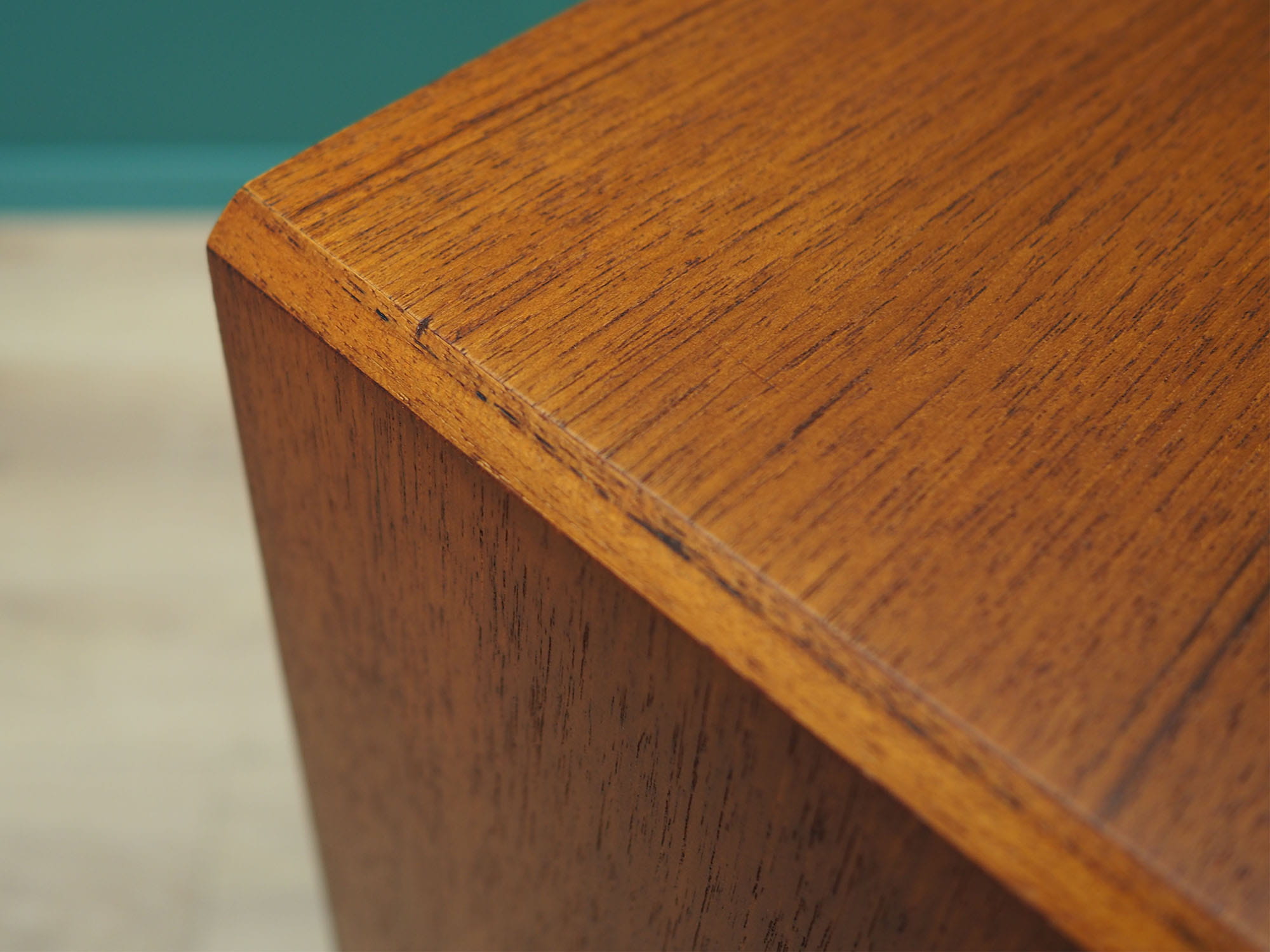 Vintage Schrank Teakholz Braun 1960er Jahre