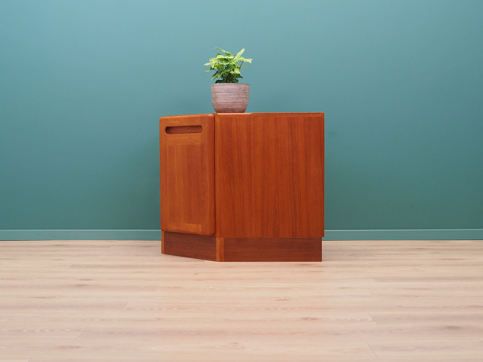 Vintage Schrank Teakholz Braun 1970er Jahre