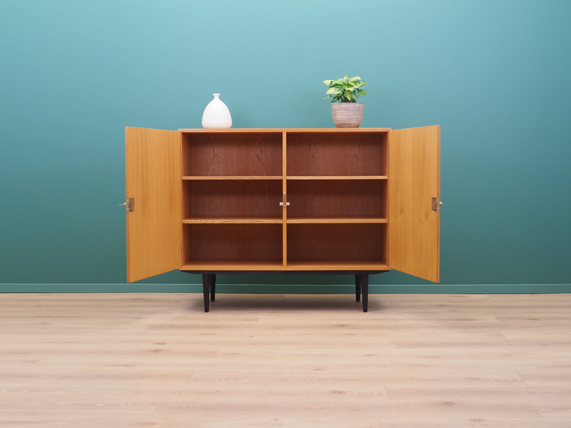 Vintage cabinet Ash wood Brown 1970s