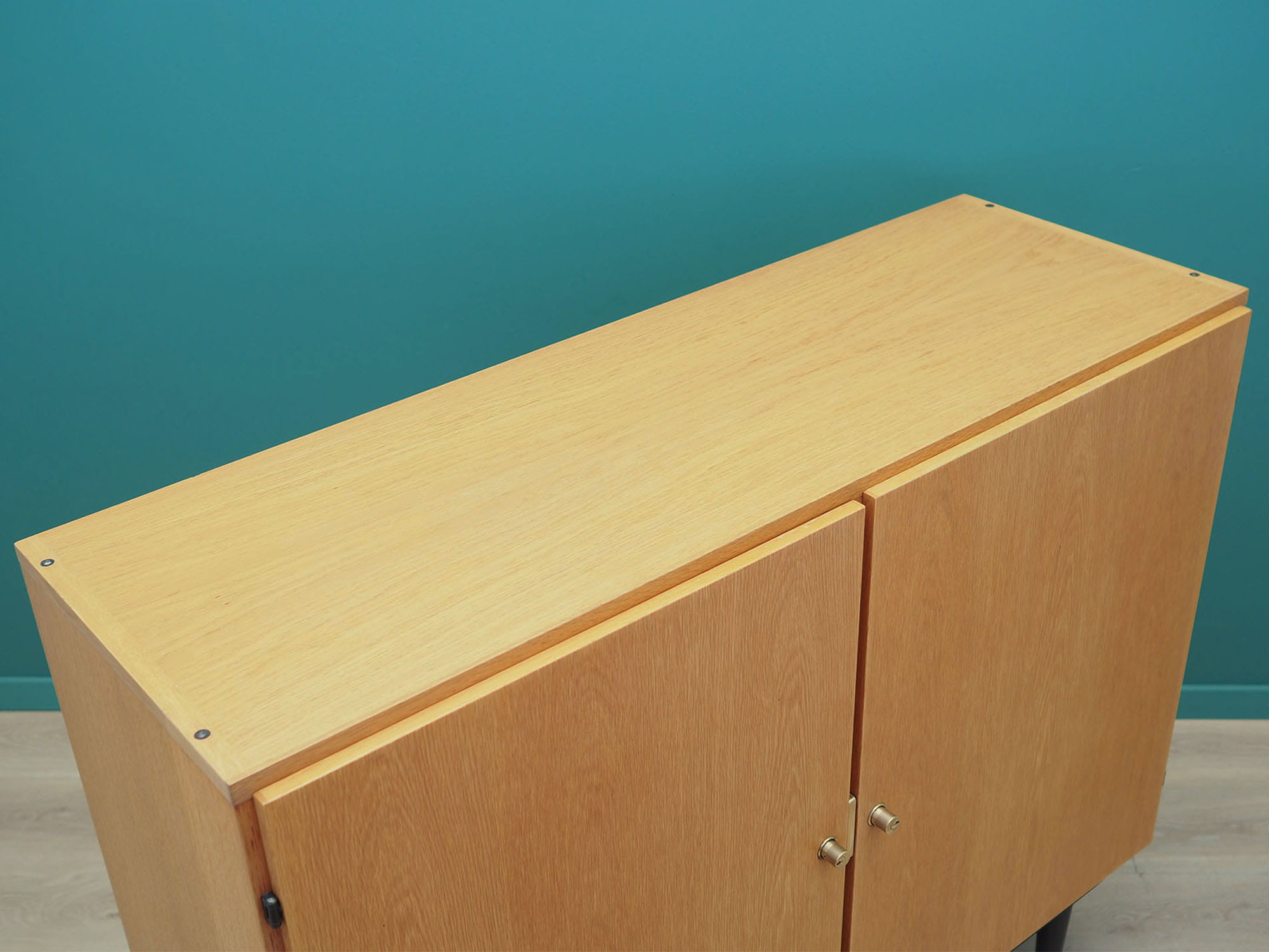 Vintage cabinet Ash wood Brown 1970s