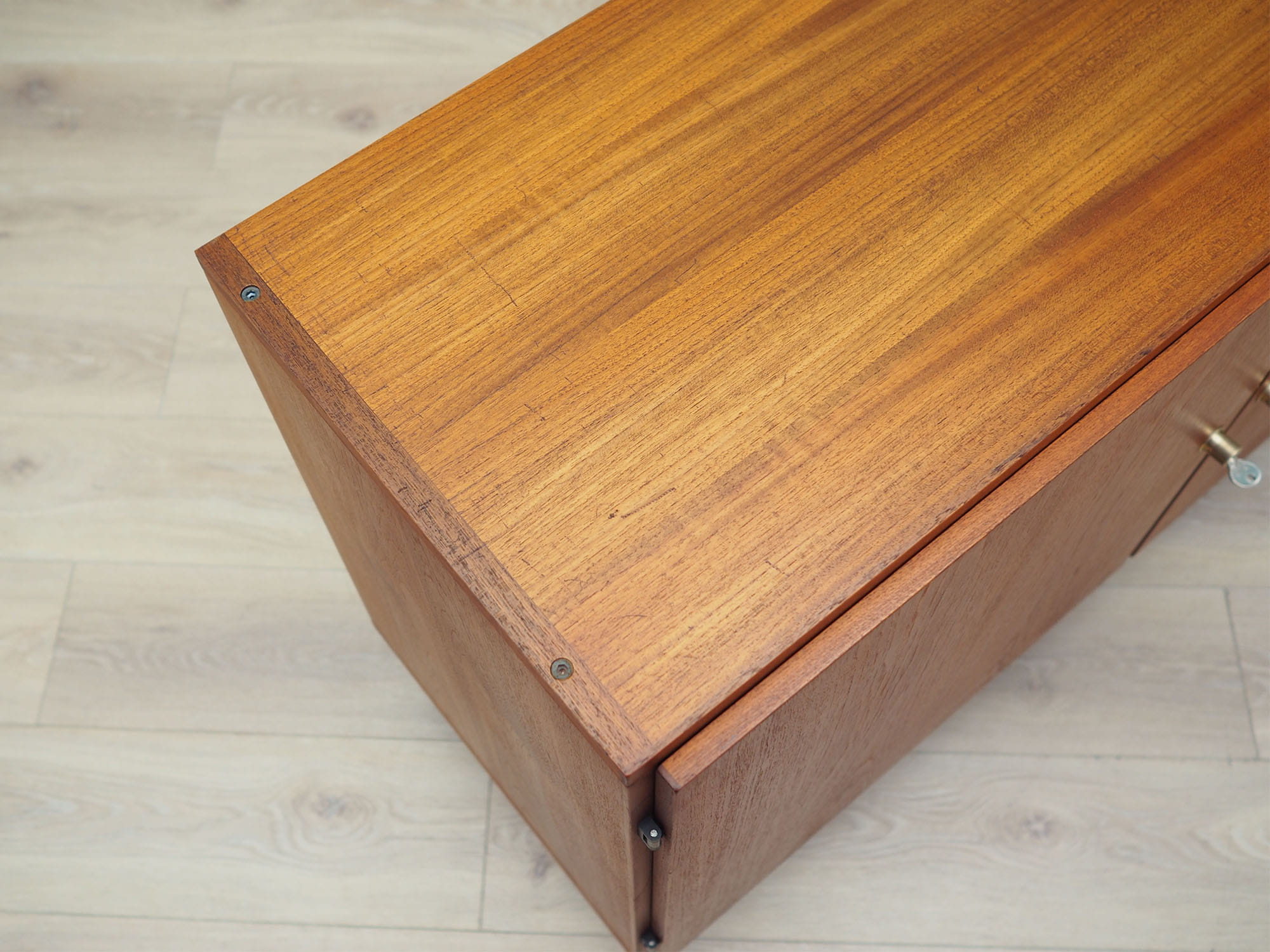 Vintage cabinet teak brown 1970s