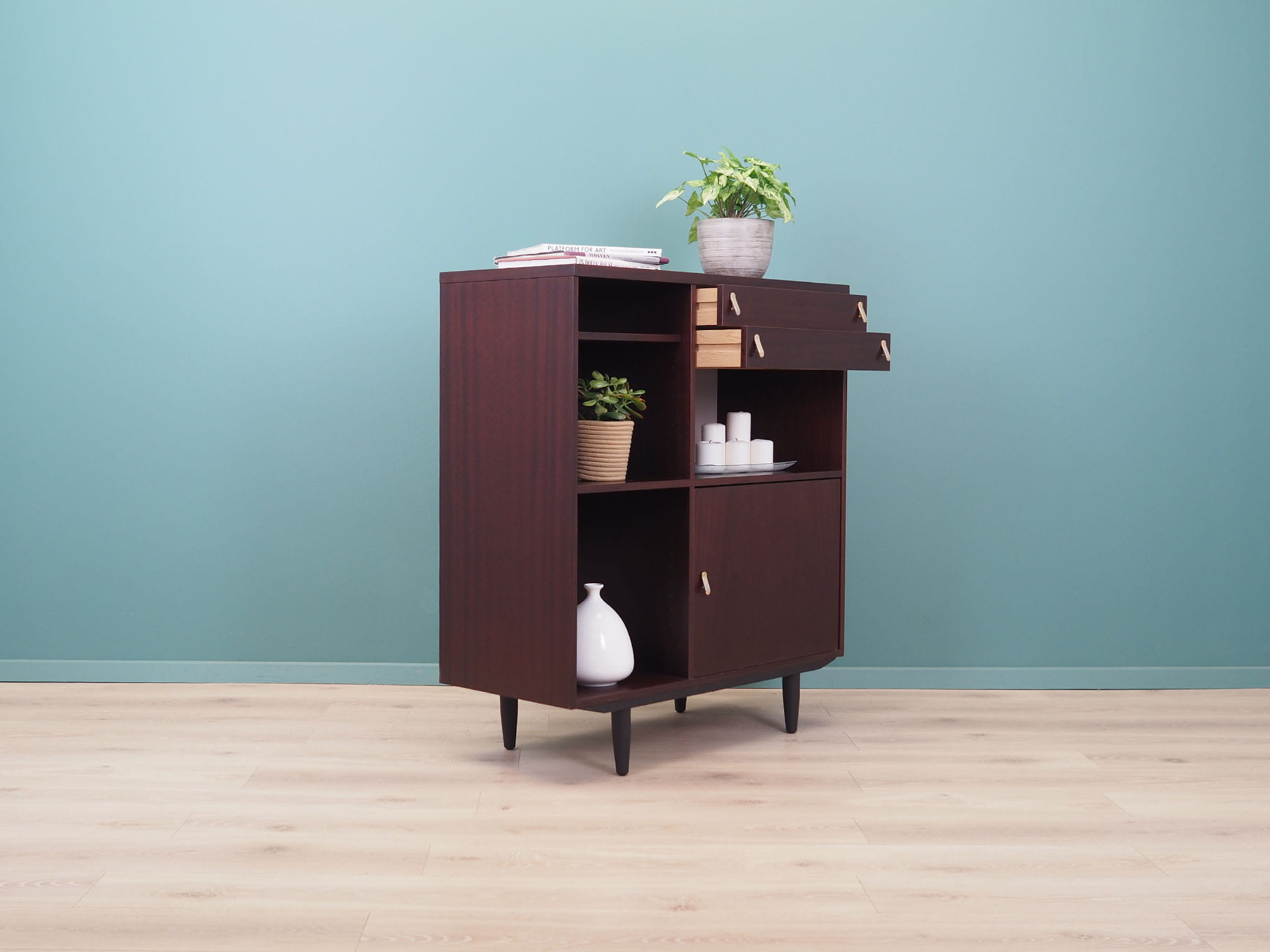 Mahogany Schrank 1960 Jahre