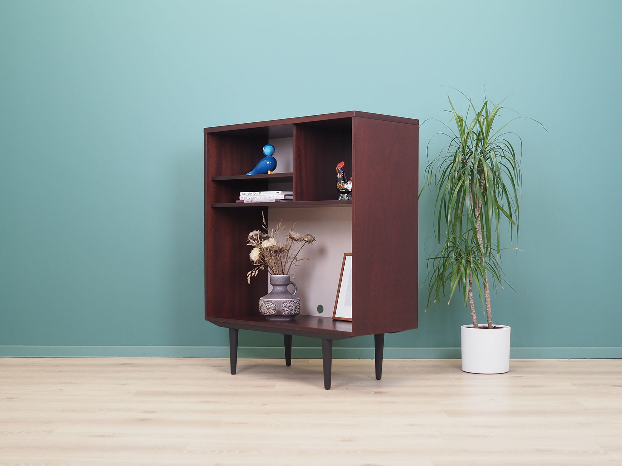 Mahogany Büucherregal 1960 Jahre