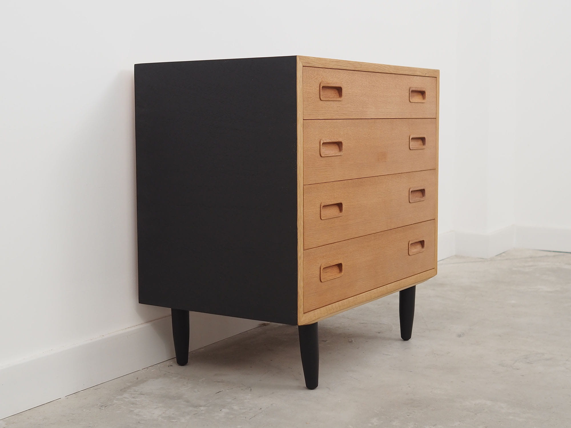 Vintage chest of drawers wood beige 1970s